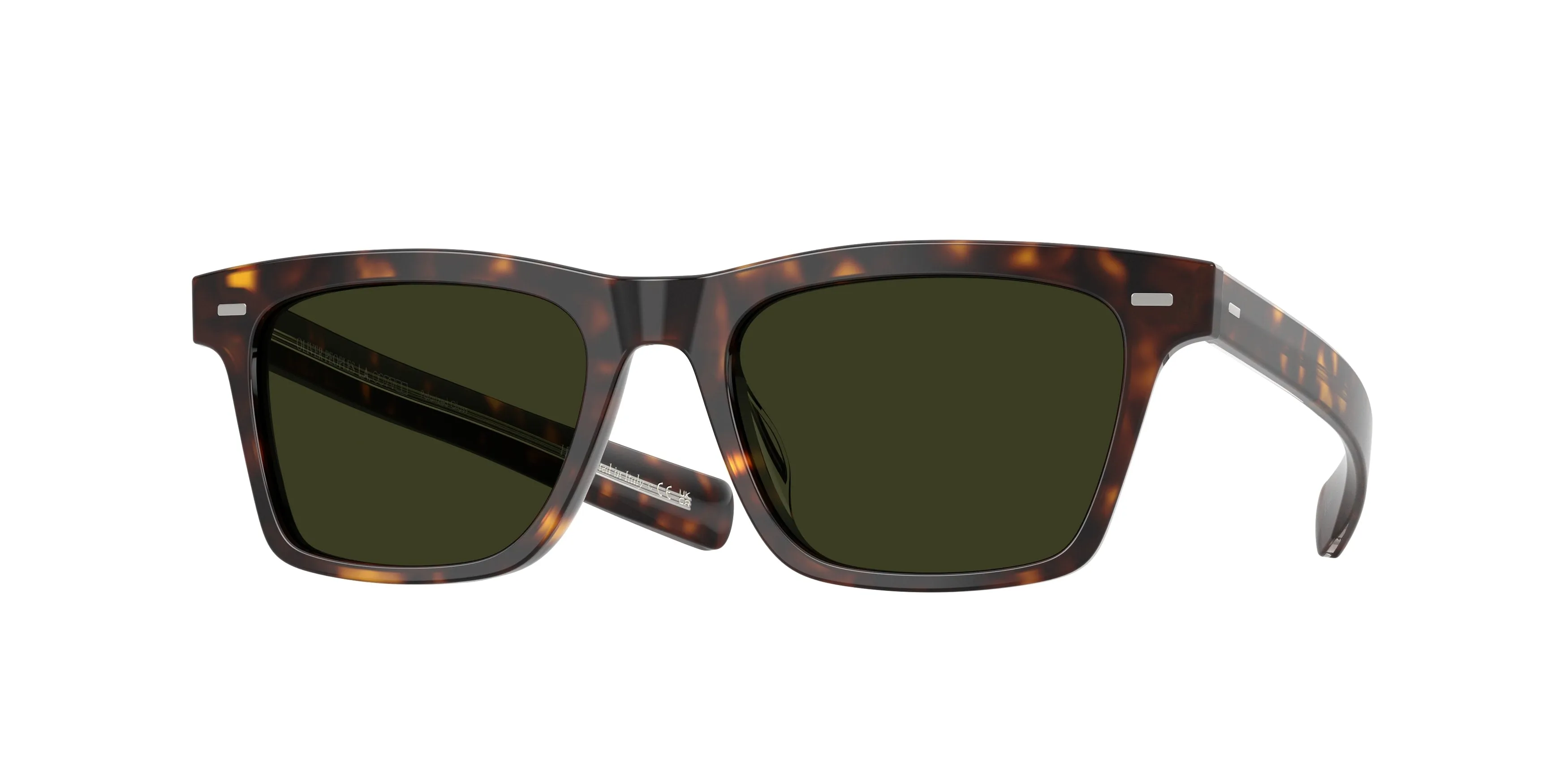 Oliver Peoples OV5590SU MAESTRO 100952 Occhiali da sole Acetato Tartaruga Verde G15 Squadrata Polarizzata - immagine 1