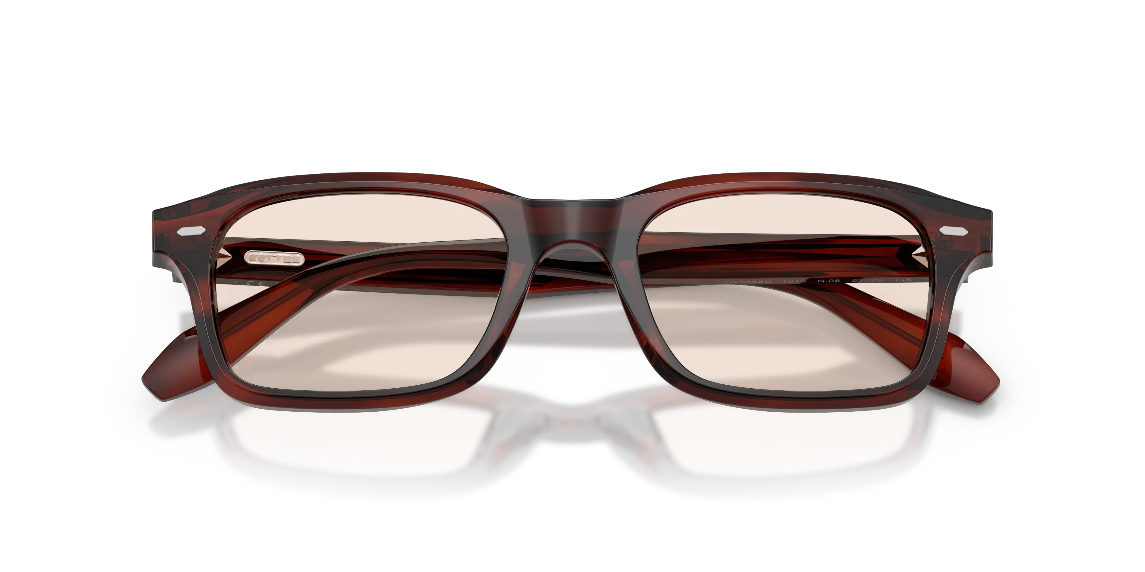 Oliver Peoples OV5588U N.08 1818 Montature da vista Acetato Marrone Marrone Pillow Normale - immagine 2