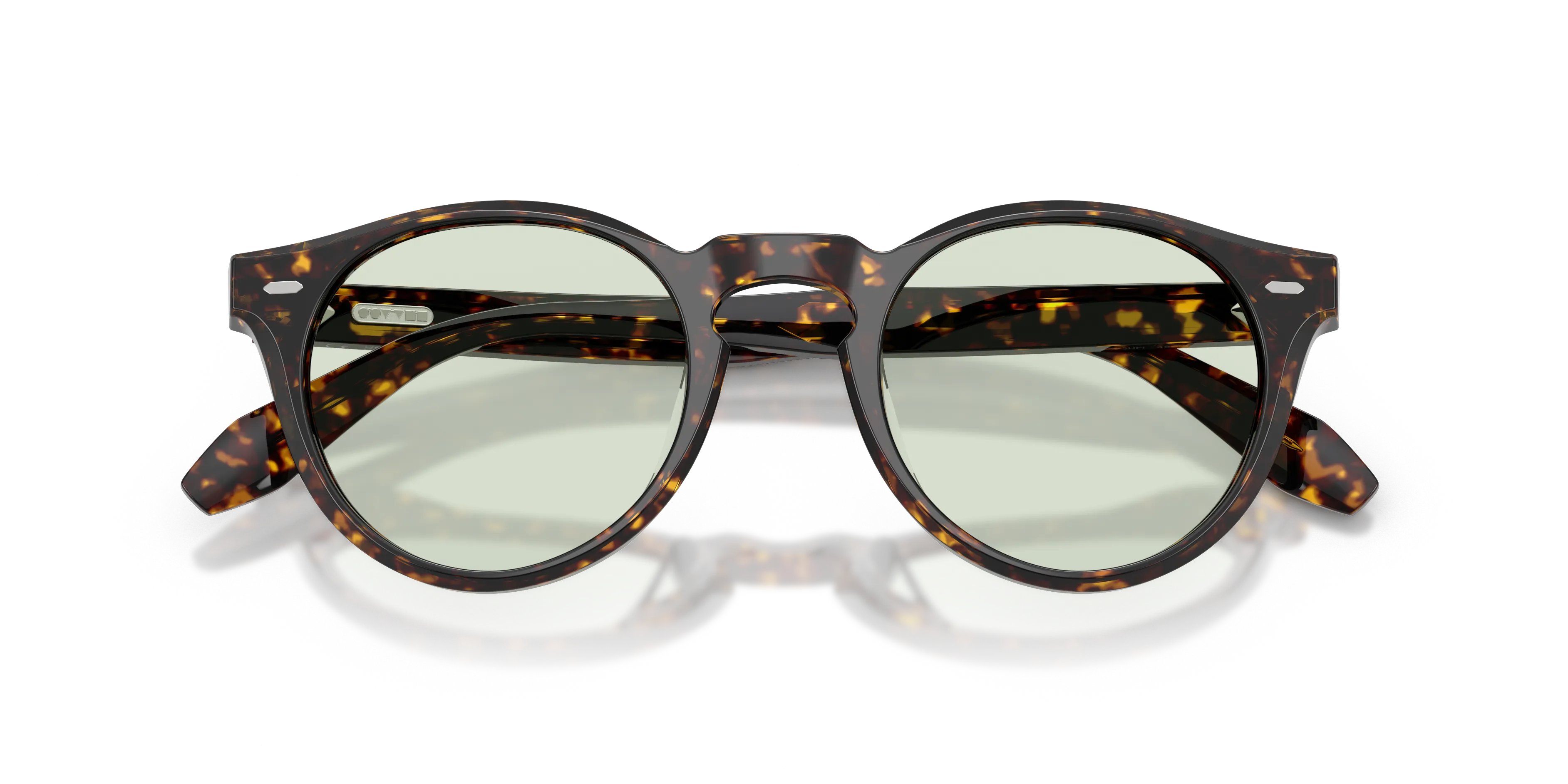 Oliver Peoples OV5587SU N.07 SUN 174121 Occhiali da sole Acetato Tartaruga Verde Pantos Fotocromatiche - immagine 2