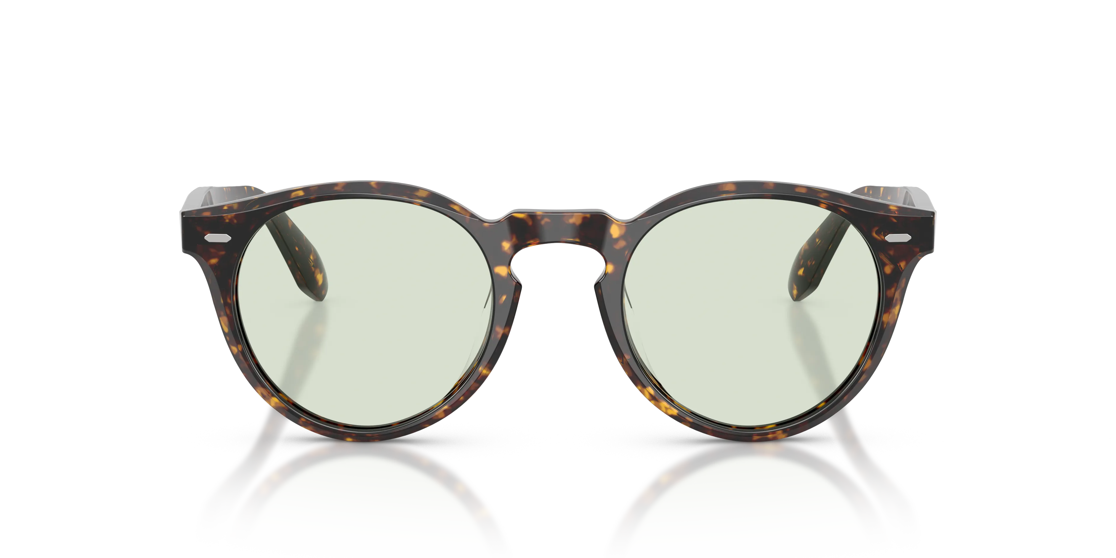 Oliver Peoples OV5587SU N.07 SUN 174121 Occhiali da sole Acetato Tartaruga Verde Pantos Fotocromatiche - immagine 3