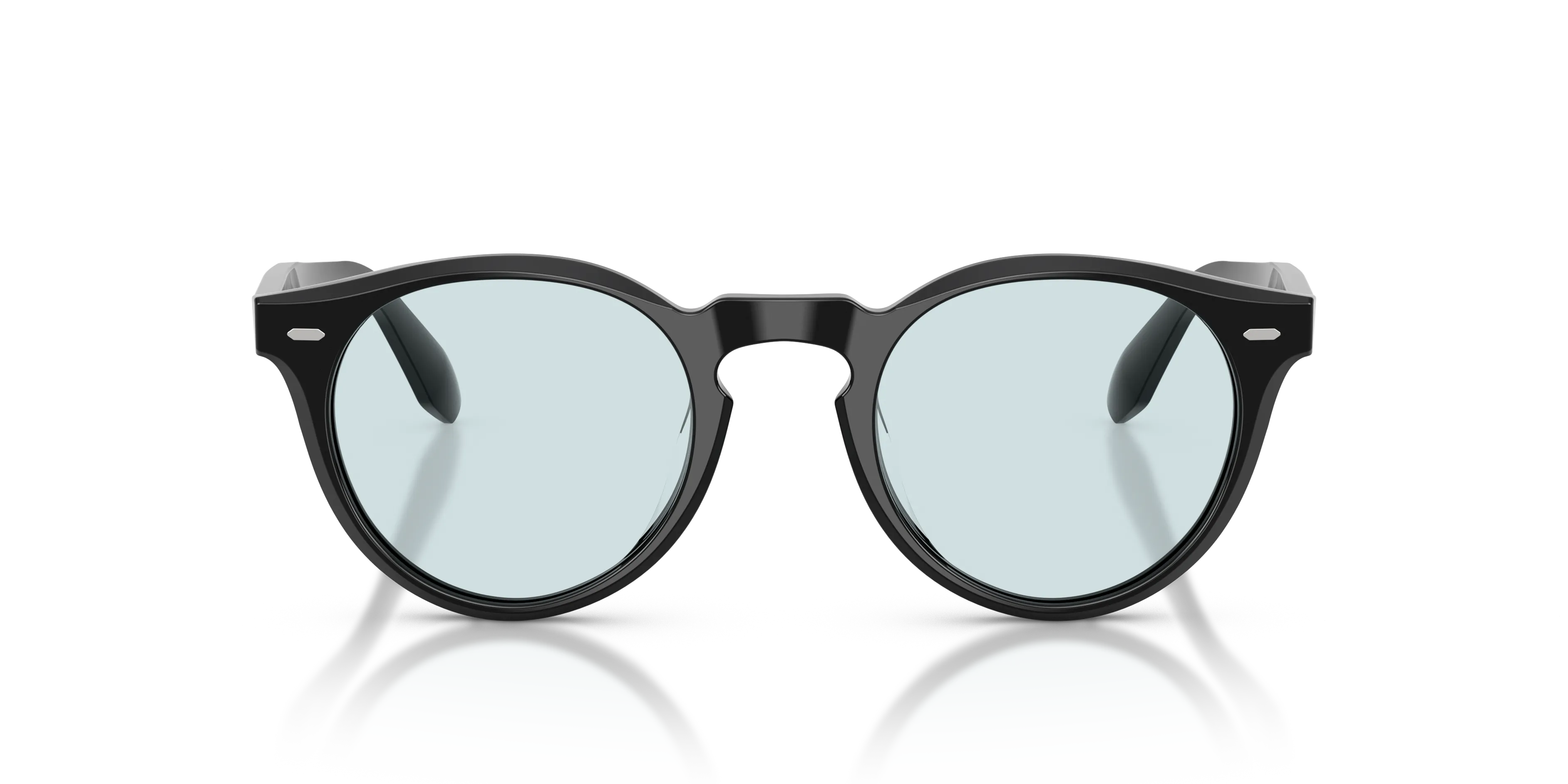Oliver Peoples OV5587SU N.07 SUN 1731GH Occhiali da sole Acetato Nero Blu Pantos Fotocromatiche - immagine 3