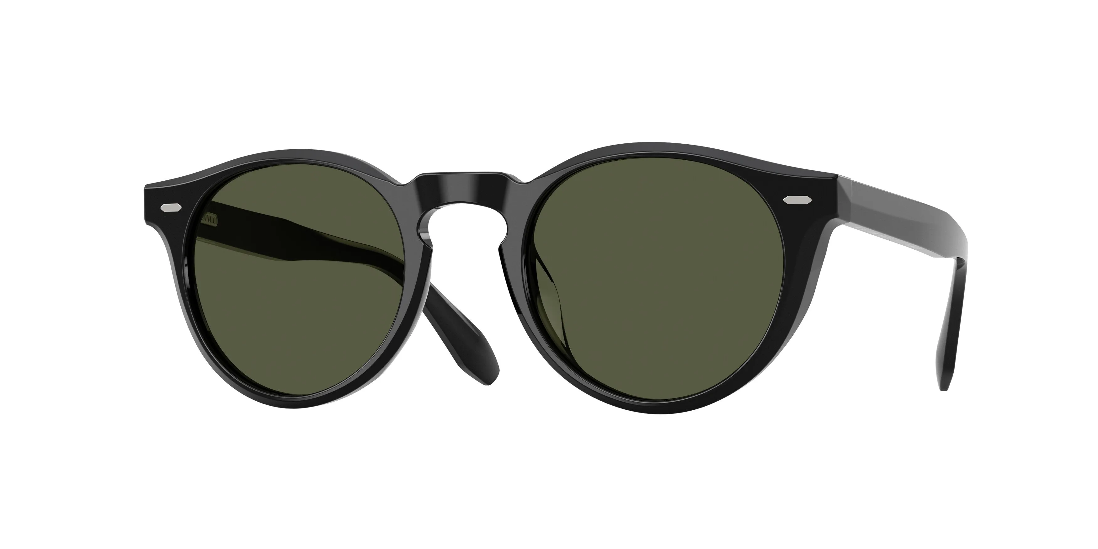Oliver Peoples OV5587SU N.07 SUN 173152 Occhiali da sole Acetato Nero Verde G15 Pantos Normale - immagine 1