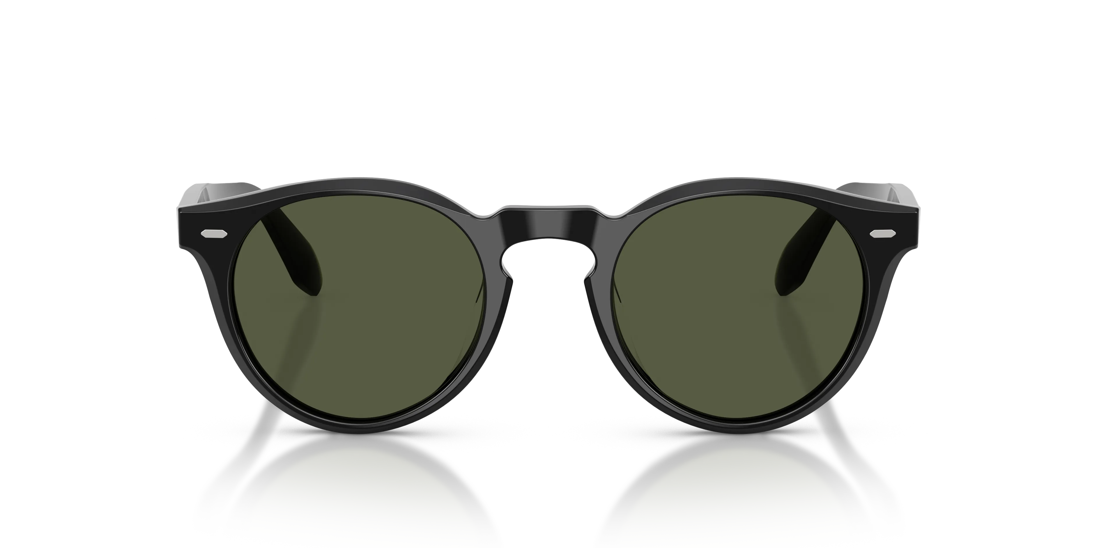 Oliver Peoples OV5587SU N.07 SUN 173152 Occhiali da sole Acetato Nero Verde G15 Pantos Normale - immagine 3