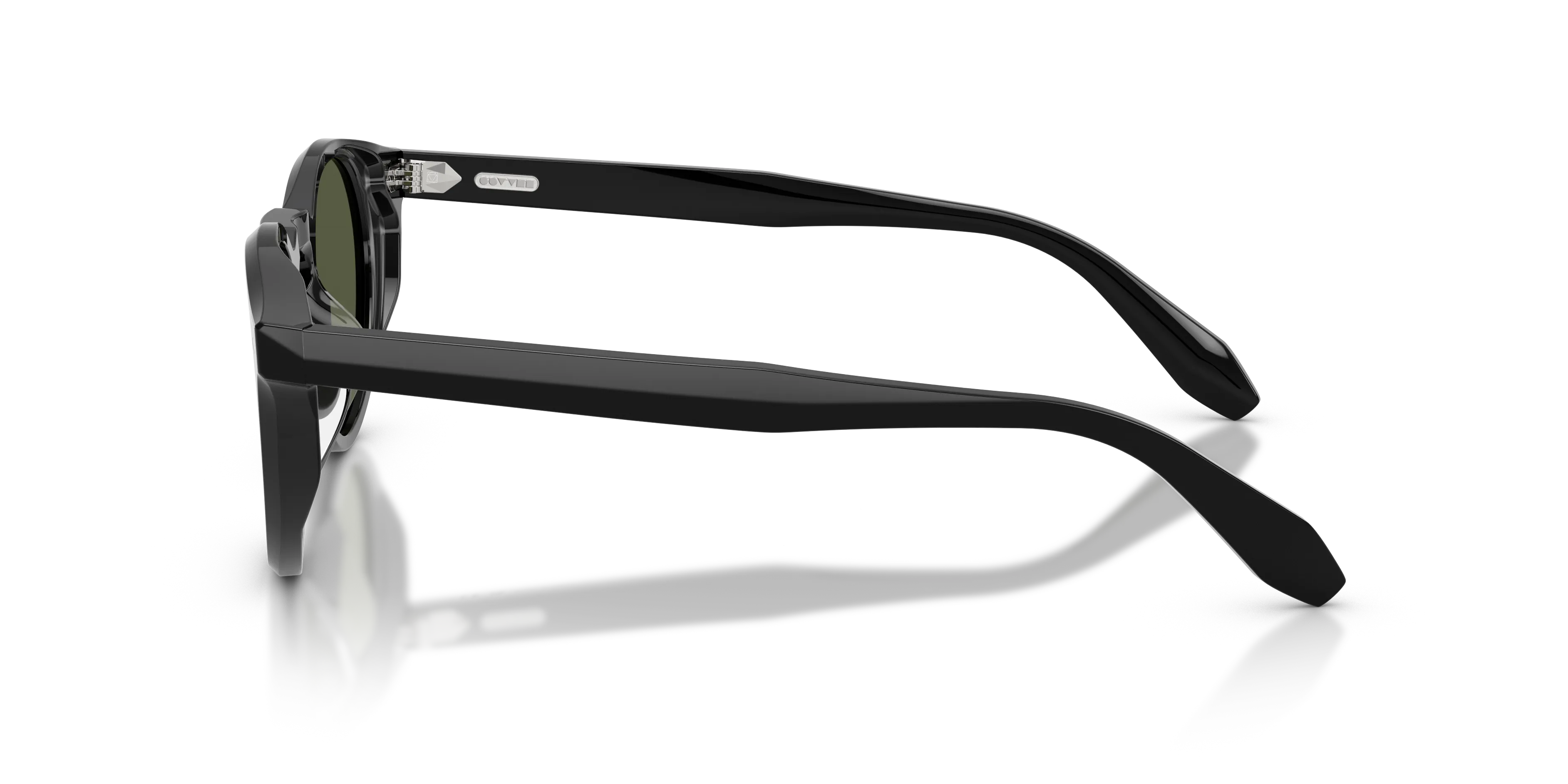 Oliver Peoples OV5587SU N.07 SUN 173152 Occhiali da sole Acetato Nero Verde G15 Pantos Normale - immagine 4