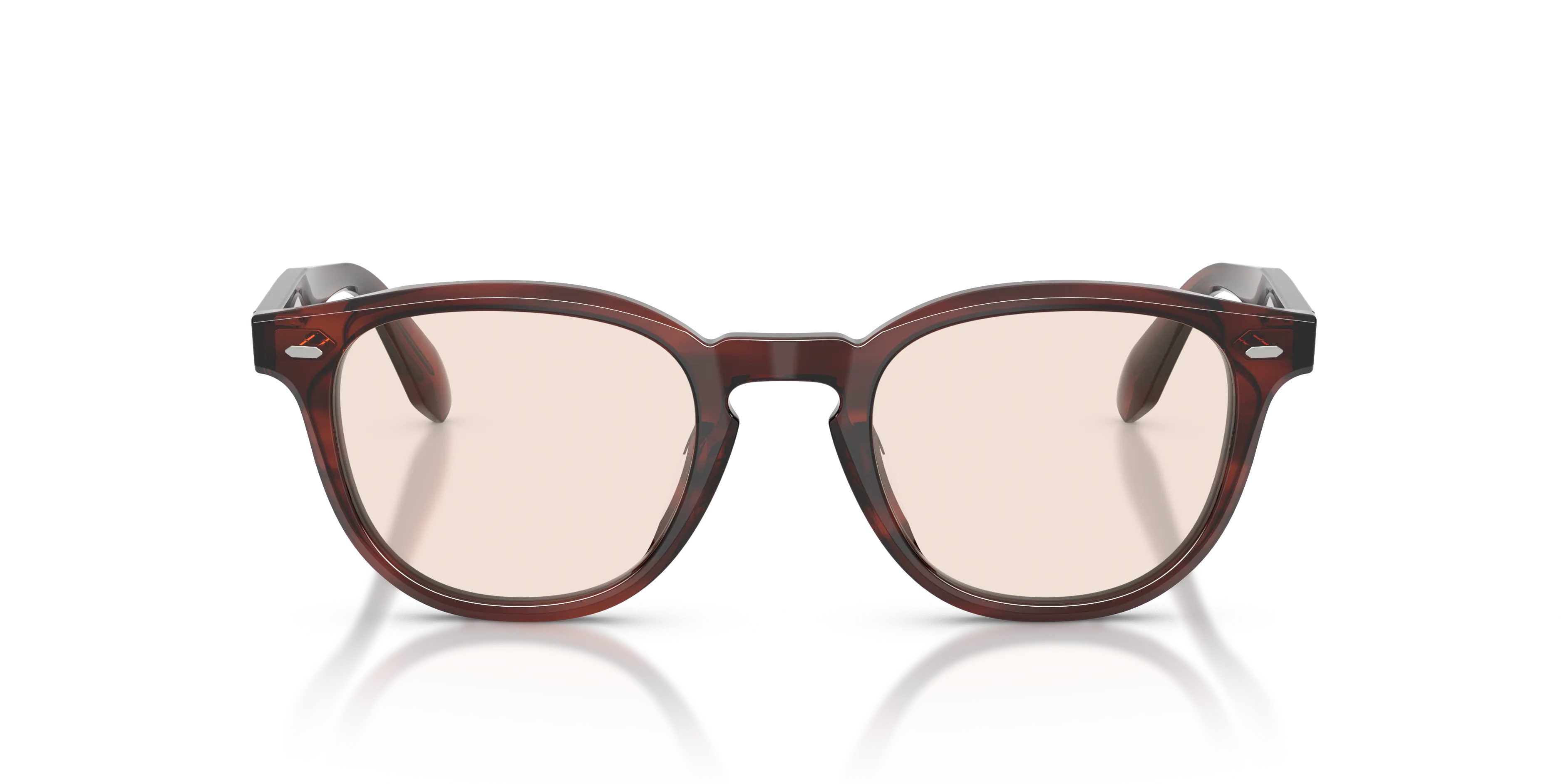 Oliver Peoples OV5586U N.09 1818 Montature da vista Acetato Marrone Marrone Pantos Normale - immagine 3