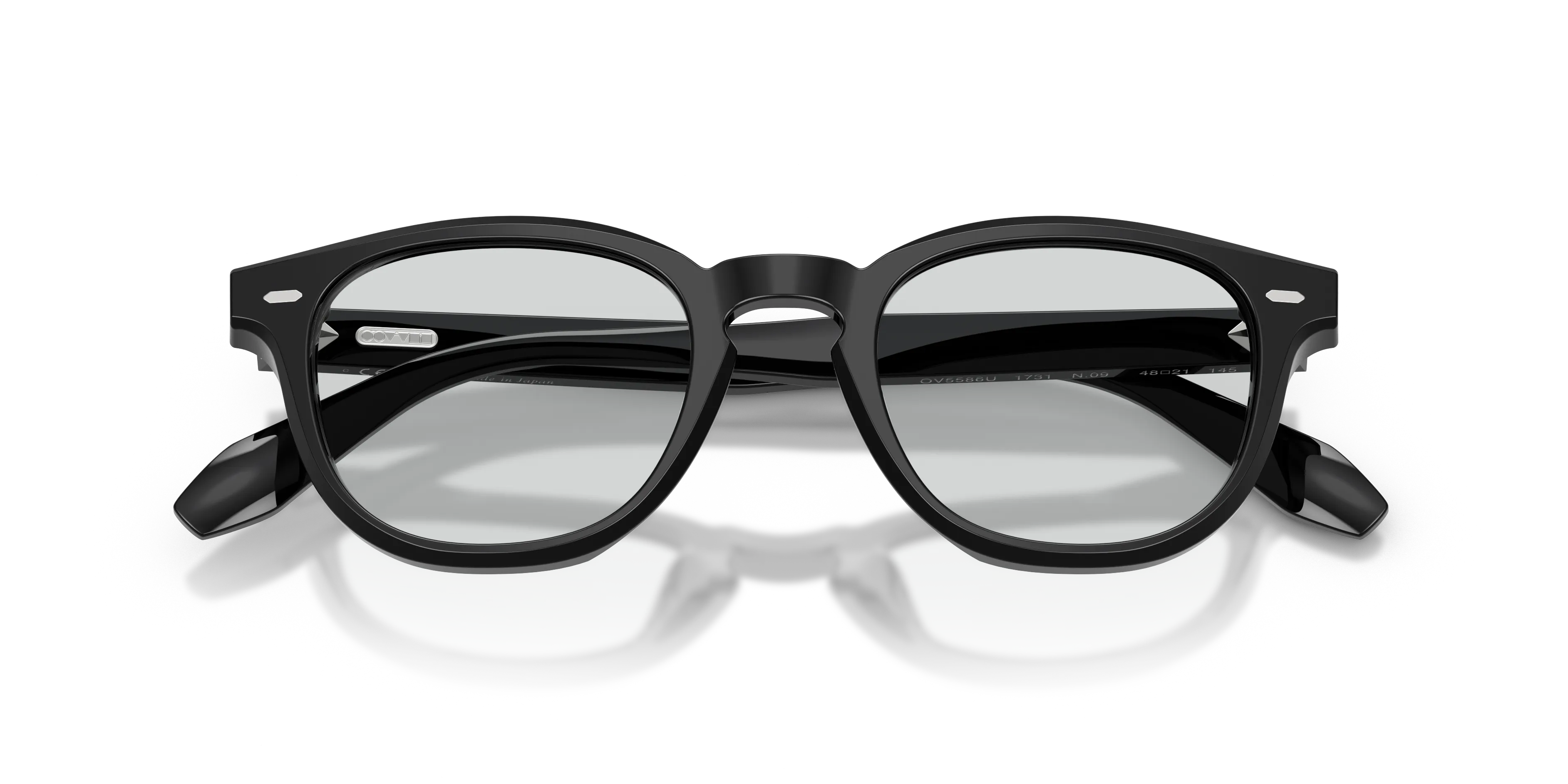 Oliver Peoples OV5586U N.09 1731 Montature da vista Acetato Nero Grigio Pantos Normale - immagine 2