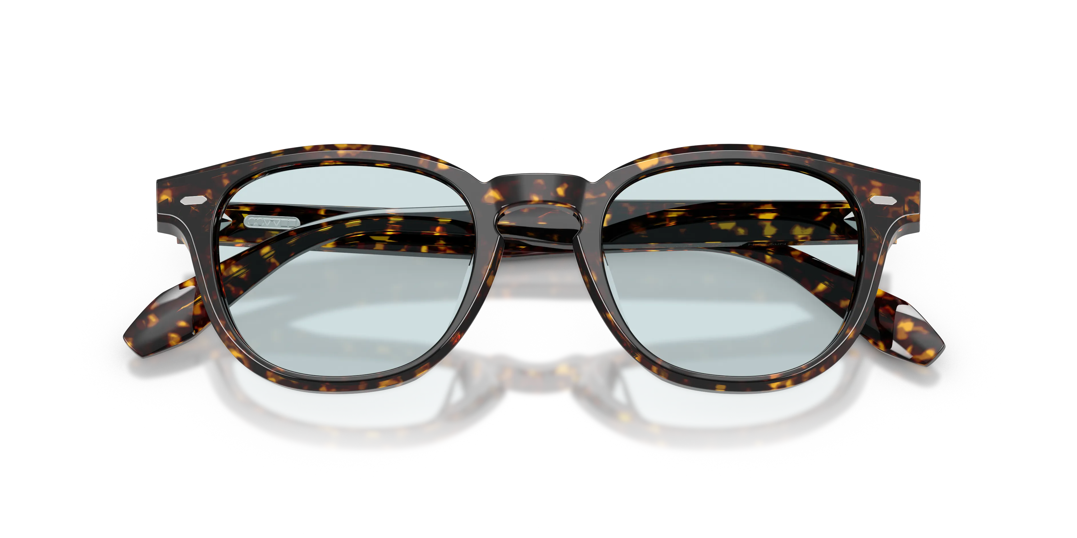 Oliver Peoples OV5586SU N.09 SUN 1741GH Occhiali da sole Acetato Tartaruga Blu Pantos Fotocromatiche - immagine 2