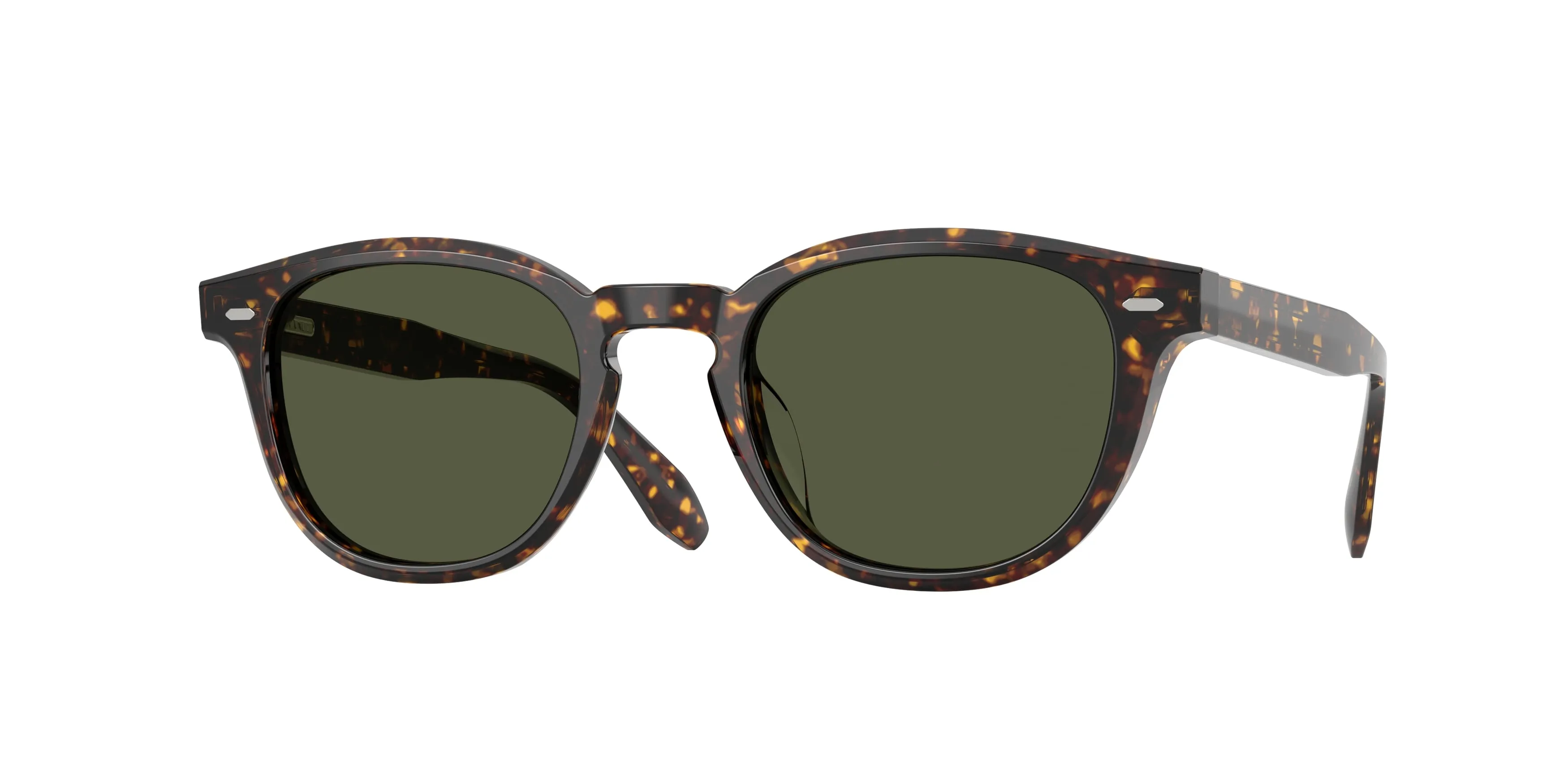 Oliver Peoples OV5586SU N.09 SUN 174152 Occhiali da sole Acetato Tartaruga Verde G15 Pantos Normale - immagine 1