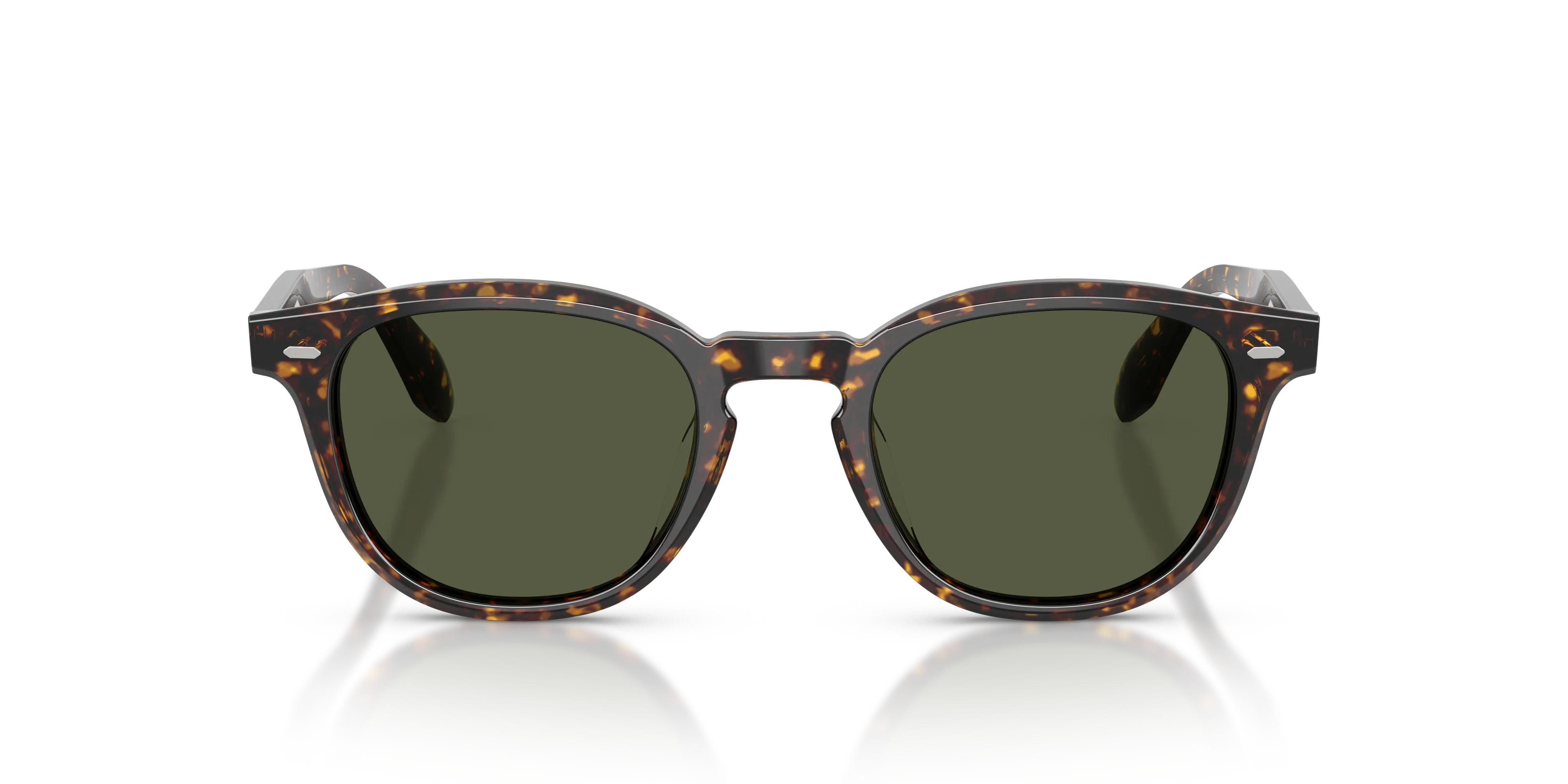 Oliver Peoples OV5586SU N.09 SUN 174152 Occhiali da sole Acetato Tartaruga Verde G15 Pantos Normale - immagine 3