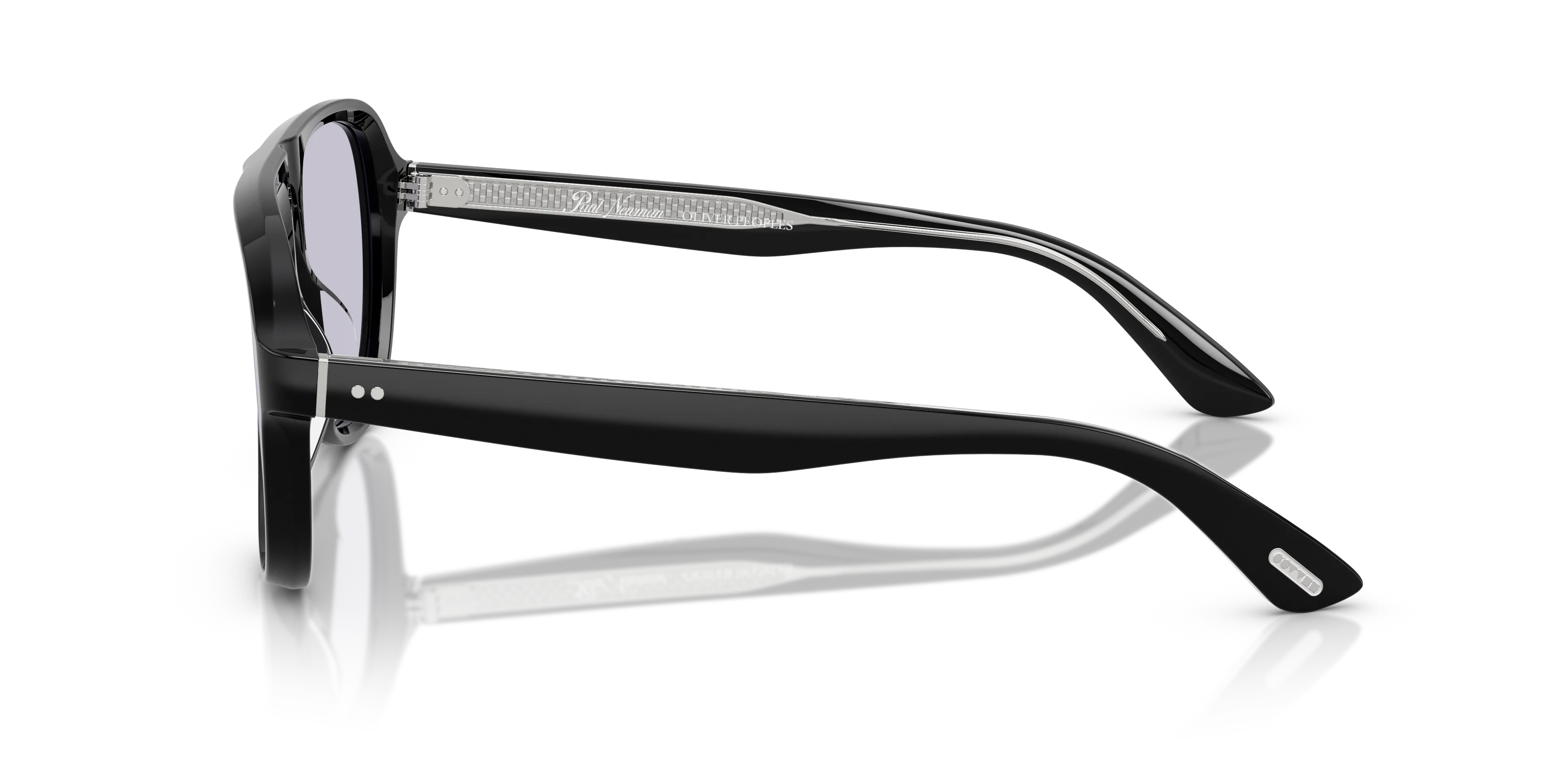Oliver Peoples OV5581U PAUL NEWMAN 1492 Montature da vista Acetato Nero Viola Pilot Normale - immagine 4