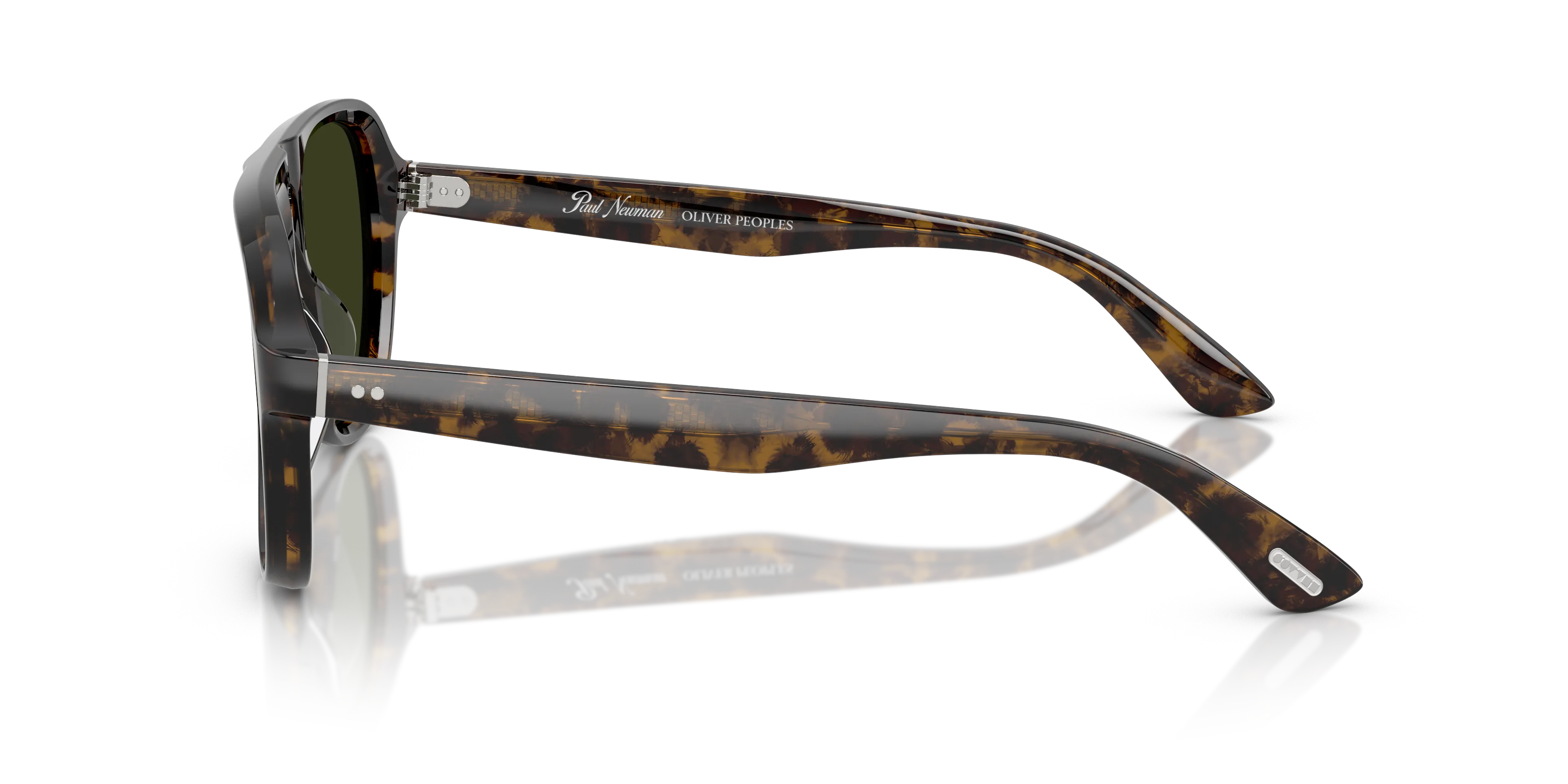 Oliver Peoples OV5581SU PAUL NEWMAN SUN 1747P1 Occhiali da sole Acetato Tartaruga Verde G15 Pilot Polarizzata - immagine 4