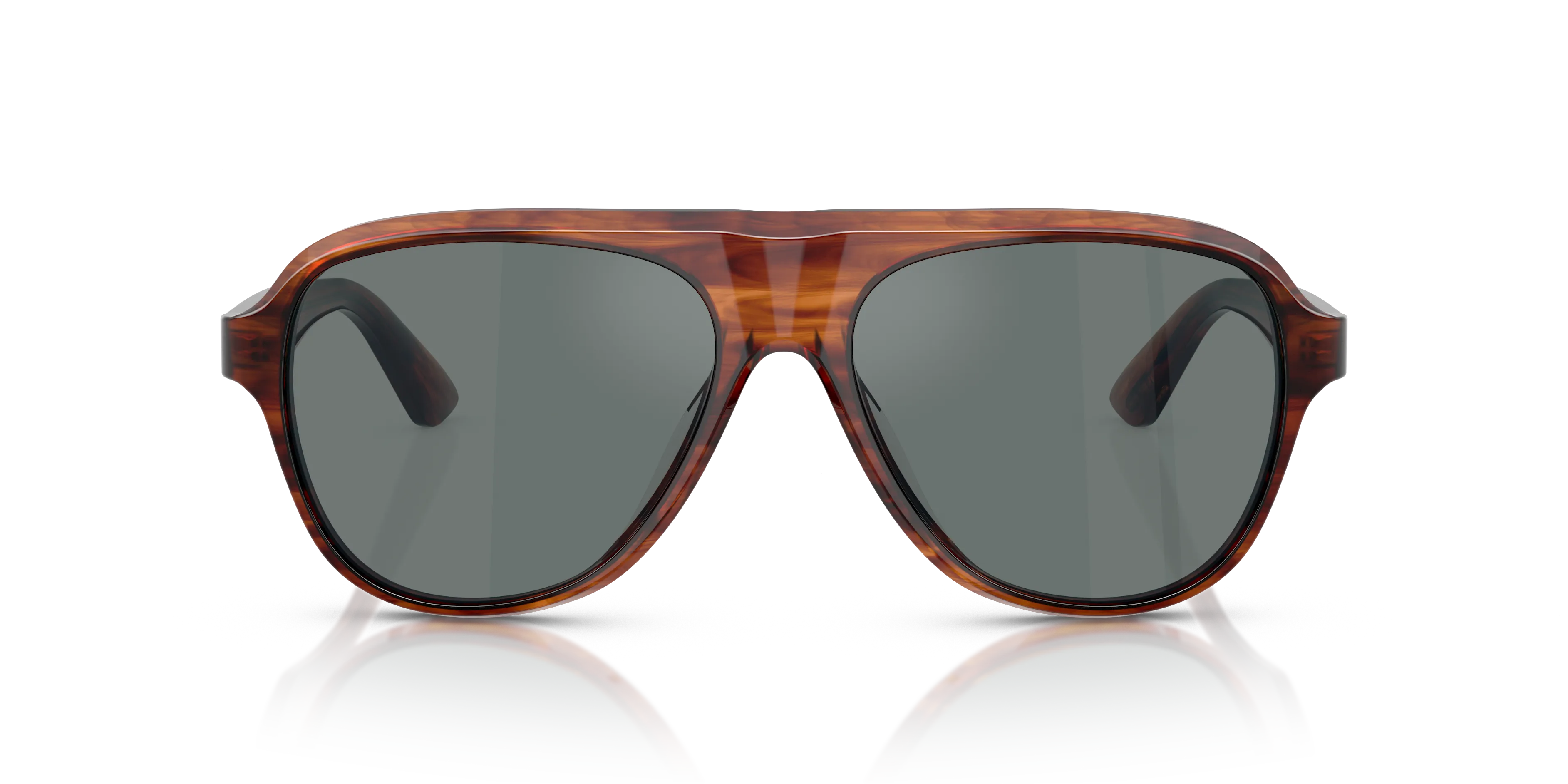 Oliver Peoples OV5581SU PAUL NEWMAN SUN 1721W5 Occhiali da sole Acetato Marrone Blu Pilot Normale - immagine 3