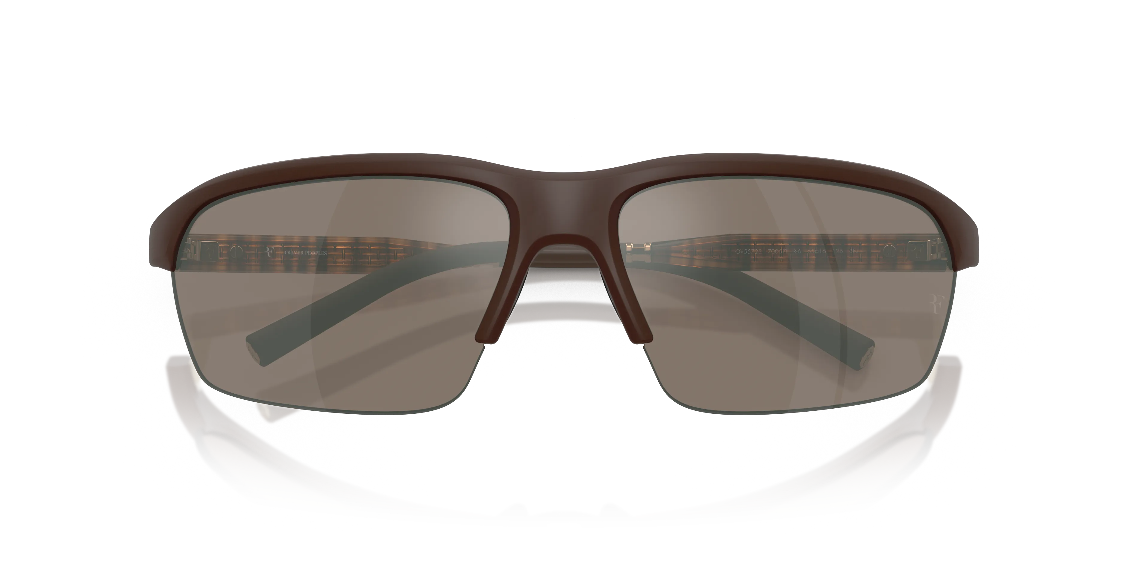 Oliver Peoples OV5572S R-6 70057I Occhiali da sole Iniettato Marrone Marrone Pillow Normale - immagine 2
