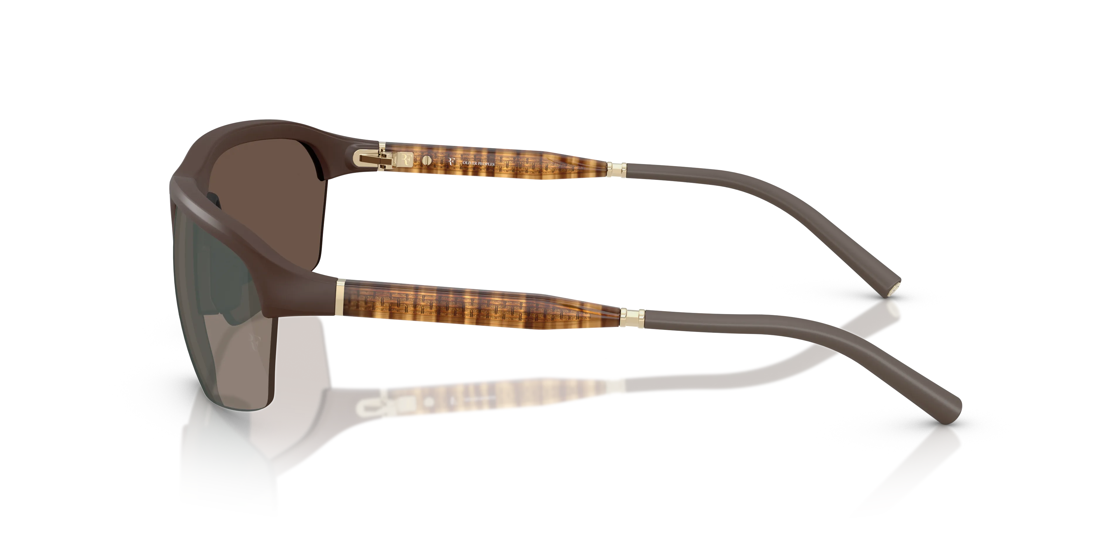 Oliver Peoples OV5572S R-6 70057I Occhiali da sole Iniettato Marrone Marrone Pillow Normale - immagine 4