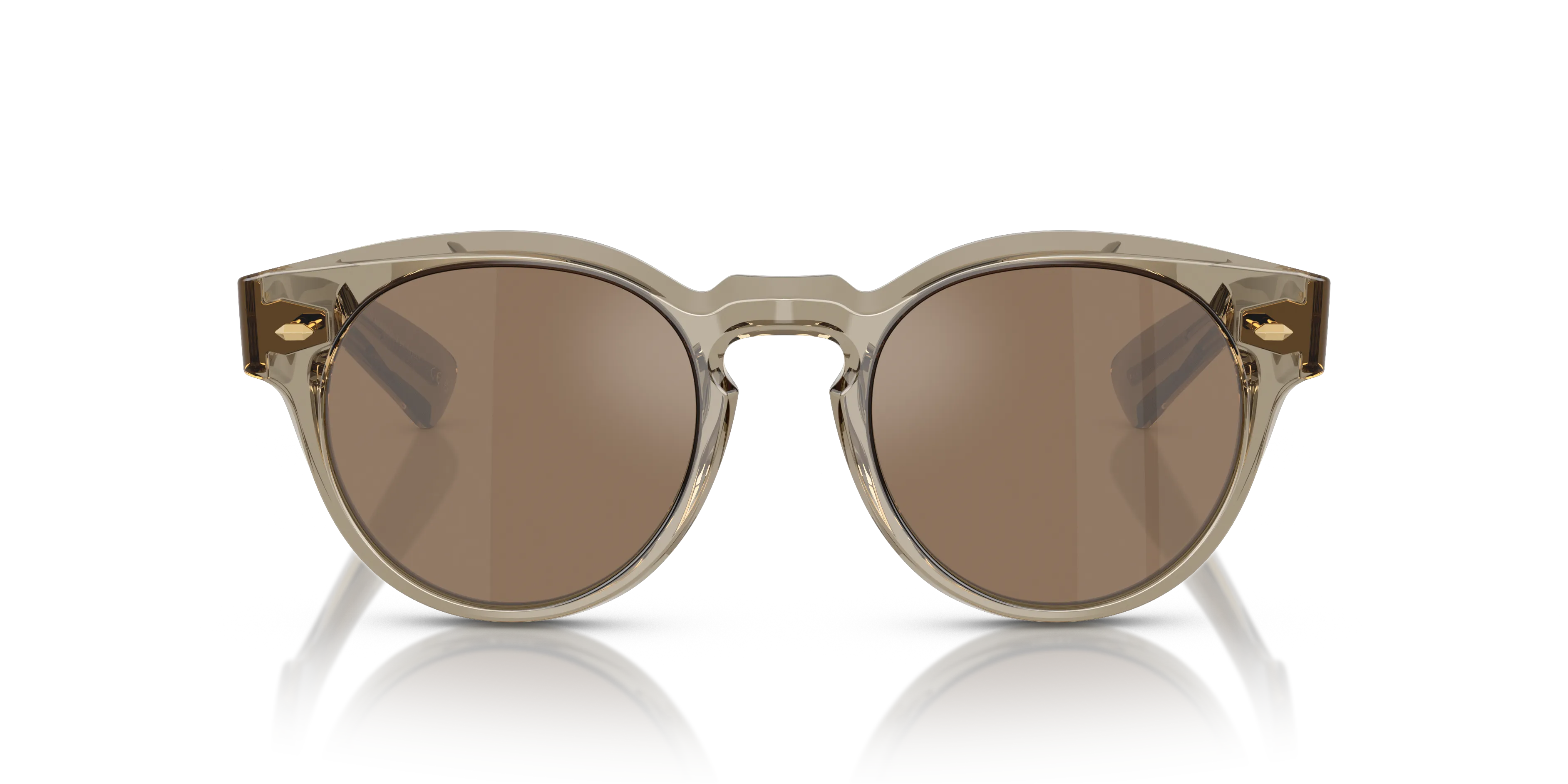 Oliver Peoples OV5571SU HAYTON 1745G8 Occhiali da sole Acetato Verde Arancione Pantos Normale - immagine 3