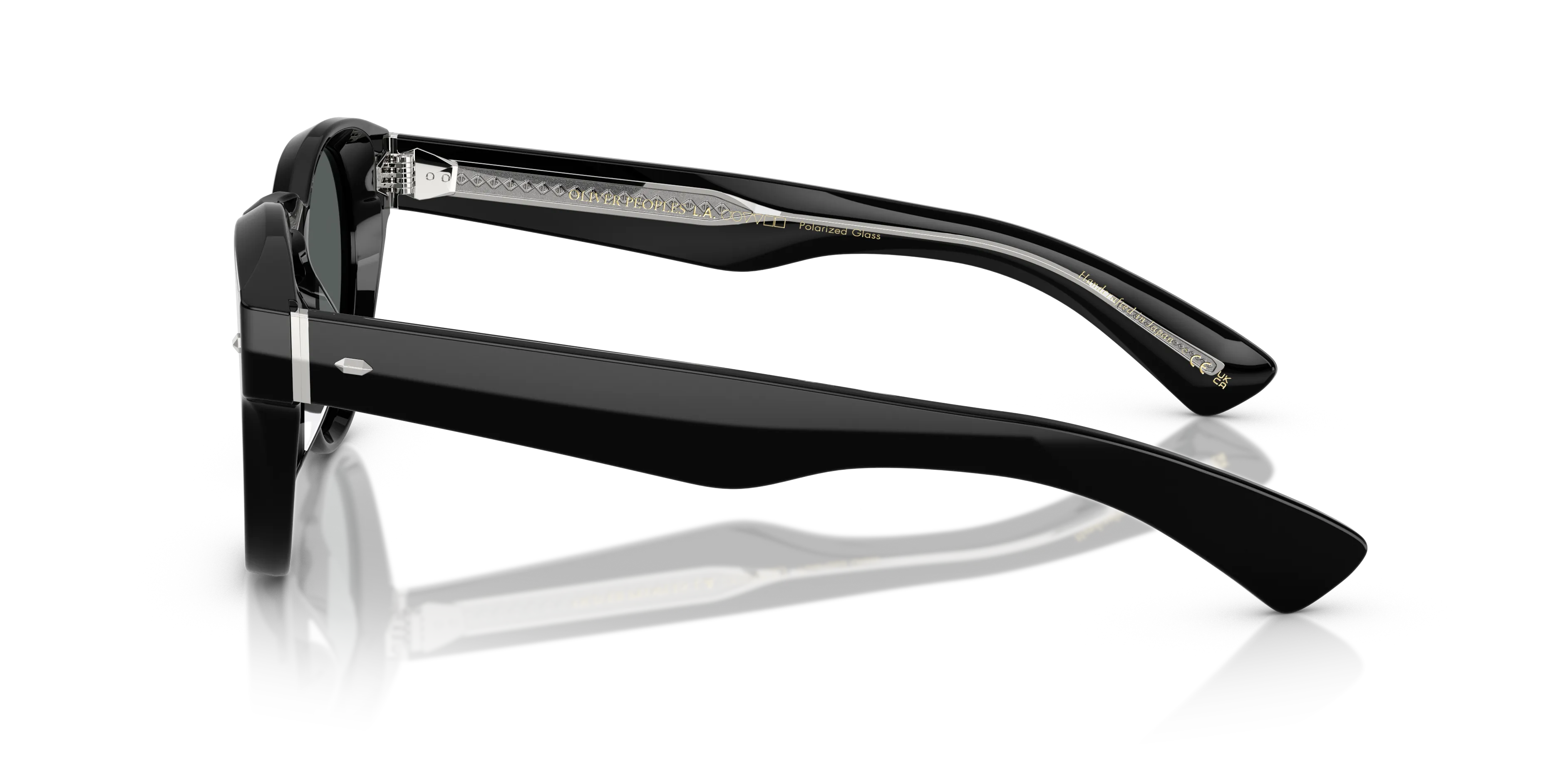 Oliver Peoples OV5571SU HAYTON 1731P2 Occhiali da sole Acetato Nero Grigio Pantos Polarizzata - immagine 4