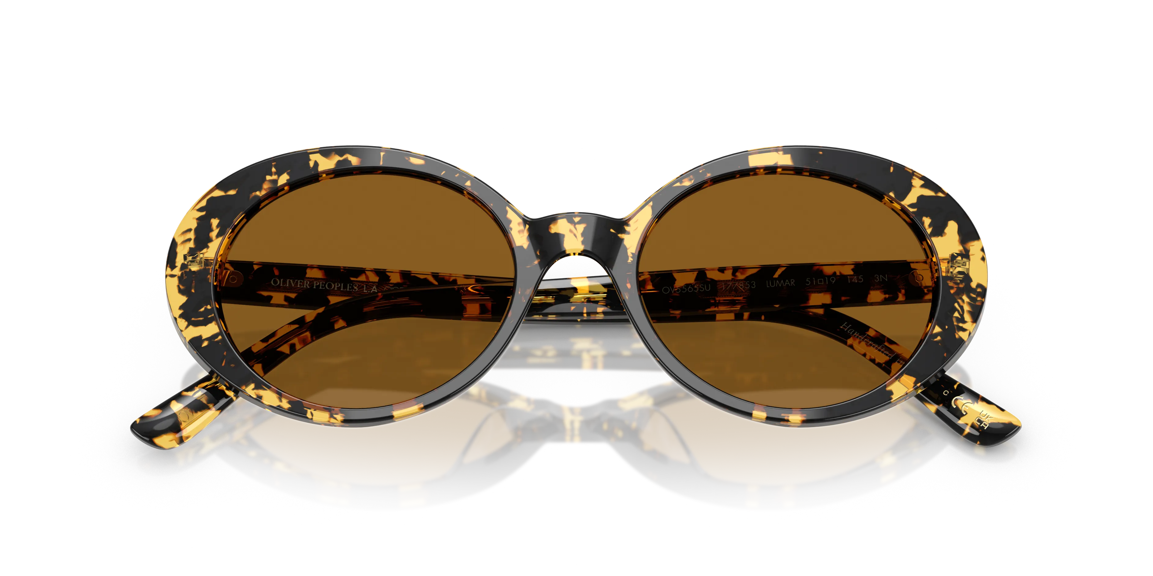 Oliver Peoples OV5565SU LUMAR 177853 Occhiali da sole Acetato Tartaruga Marrone Rotonda Normale - immagine 2