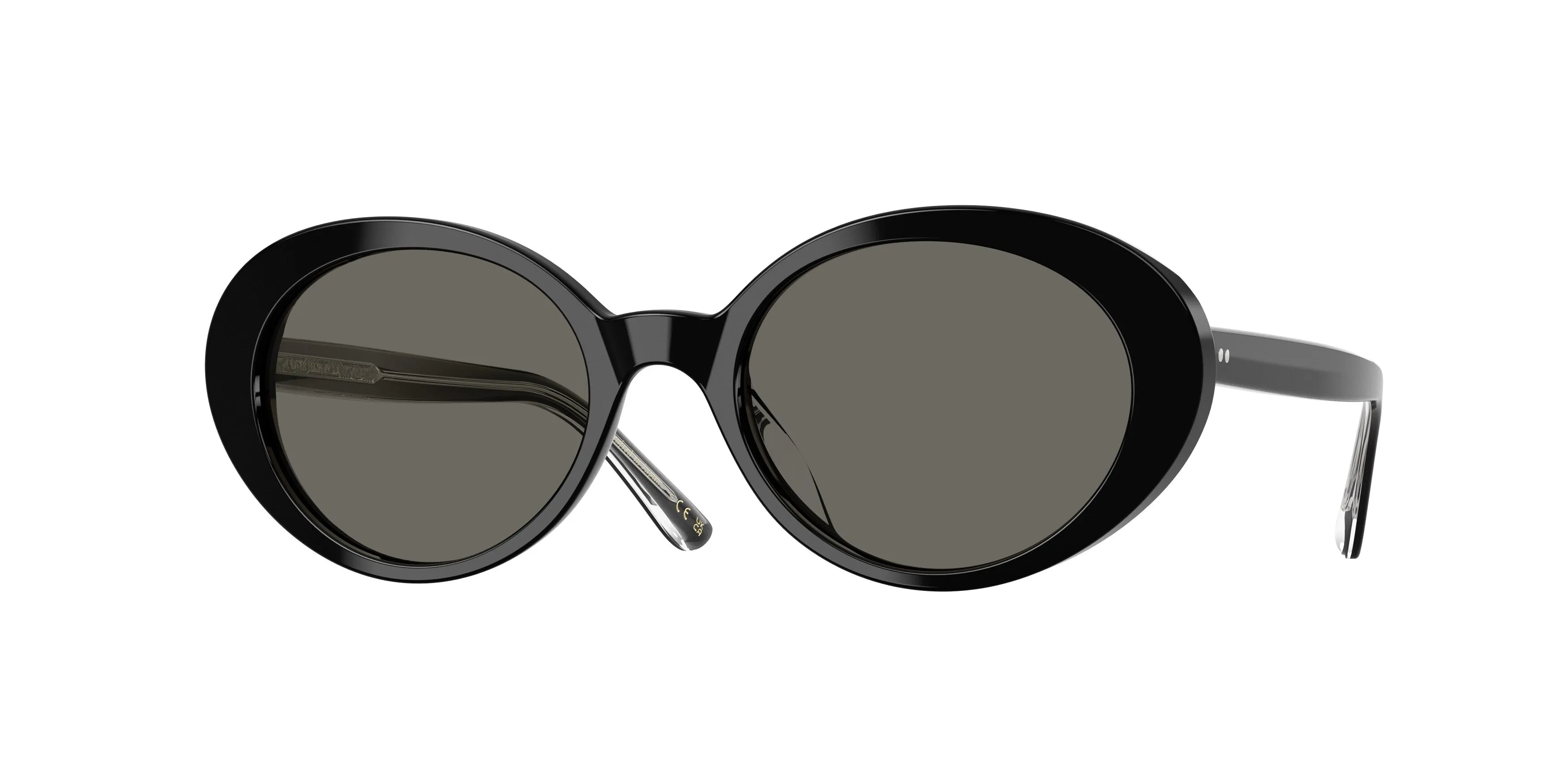 Oliver Peoples OV5565SU LUMAR 1731R5 Occhiali da sole Acetato Nero Grigio Rotonda Normale - immagine 1