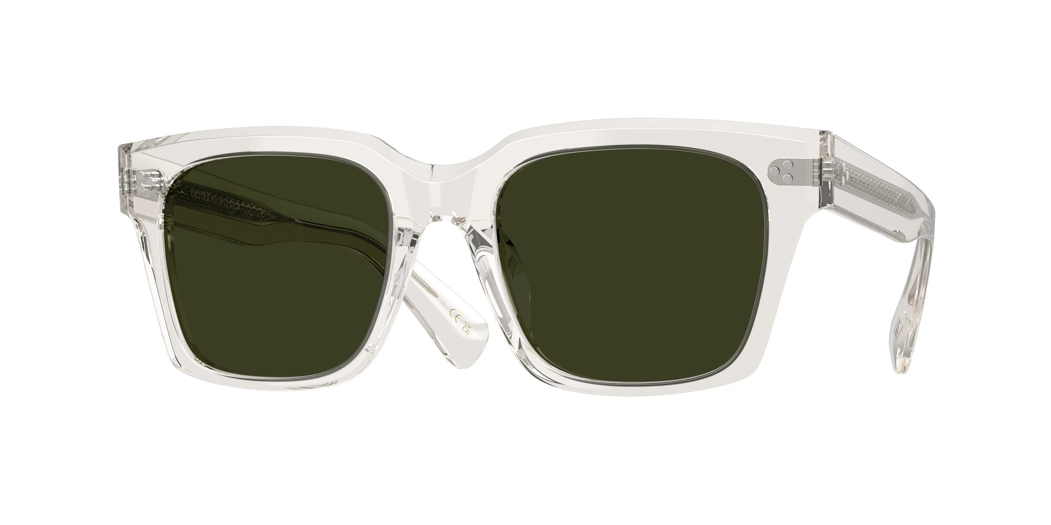 Oliver Peoples OV5564SU OLLICE 1757P1 Occhiali da sole Acetato Grigio Verde G15 Pillow Polarizzata - immagine 1