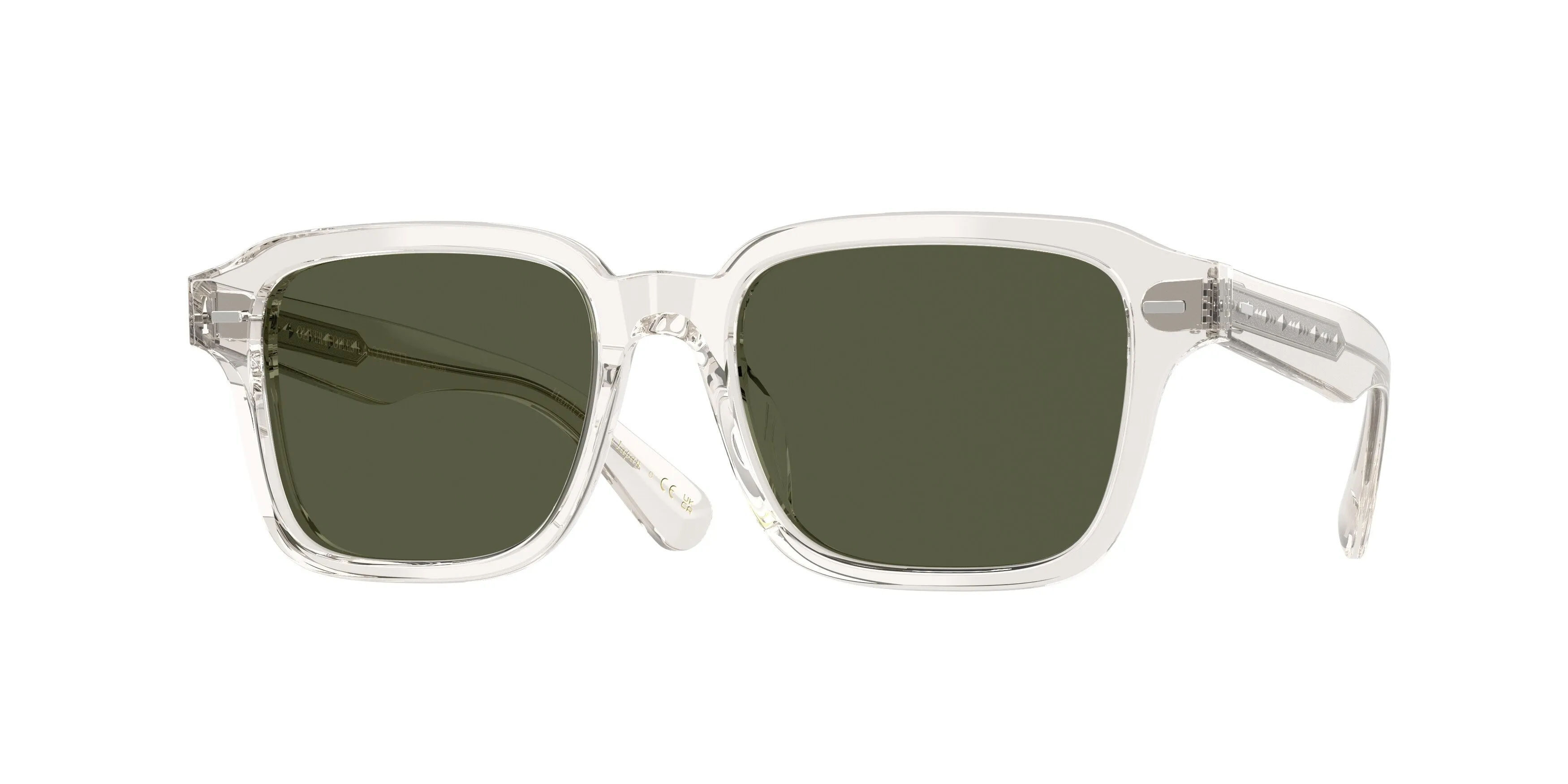 Oliver Peoples OV5562SU ERRISSON SUN 175752 Occhiali da sole Acetato Grigio Verde G15 Pillow Normale - immagine 1
