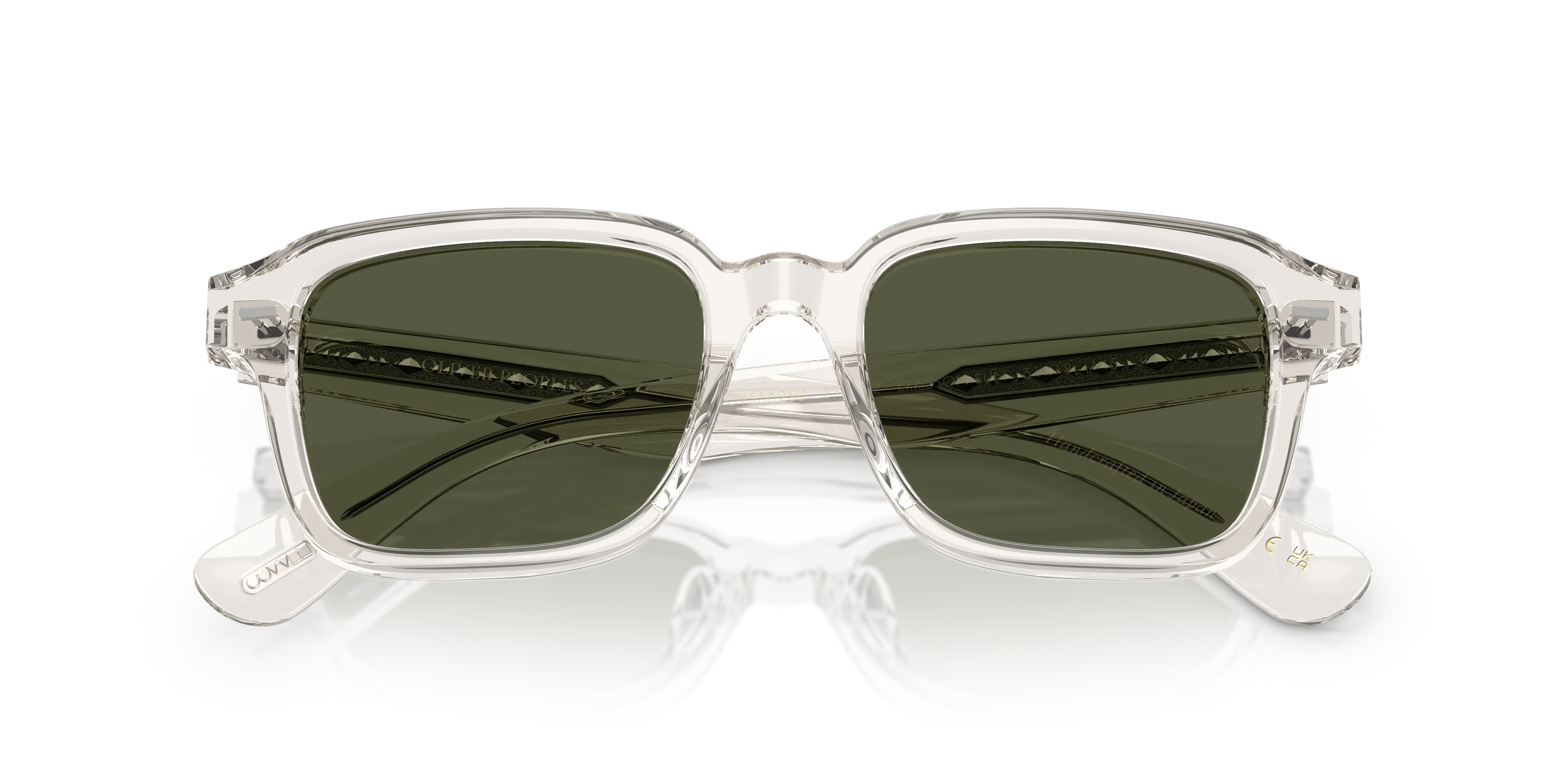 Oliver Peoples OV5562SU ERRISSON SUN 175752 Occhiali da sole Acetato Grigio Verde G15 Pillow Normale - immagine 2