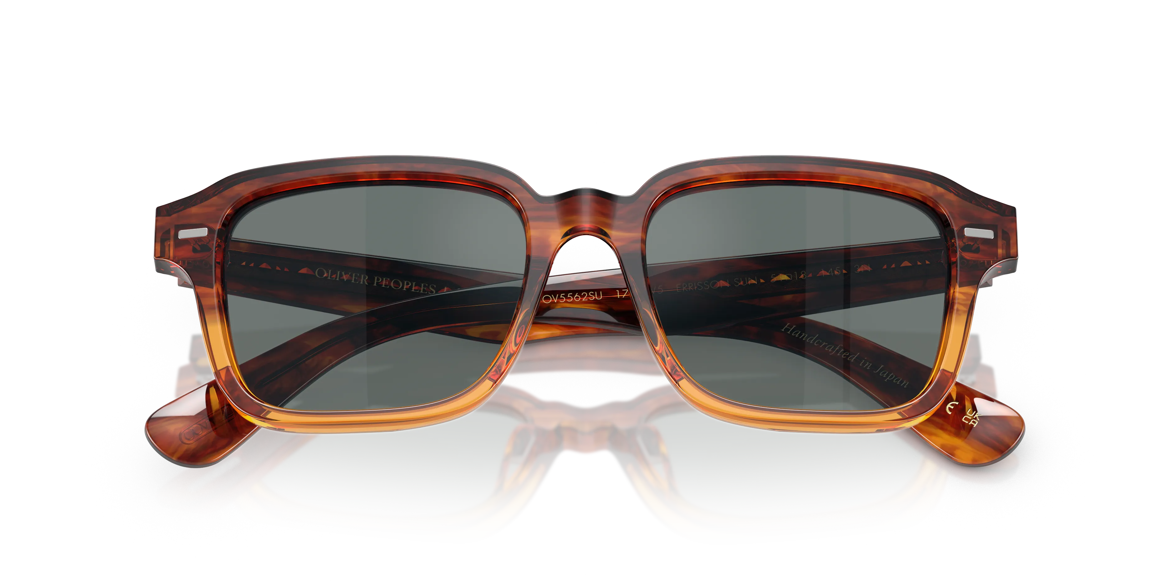 Oliver Peoples OV5562SU ERRISSON SUN 1754W5 Occhiali da sole Acetato Marrone Blu Pillow Normale - immagine 2