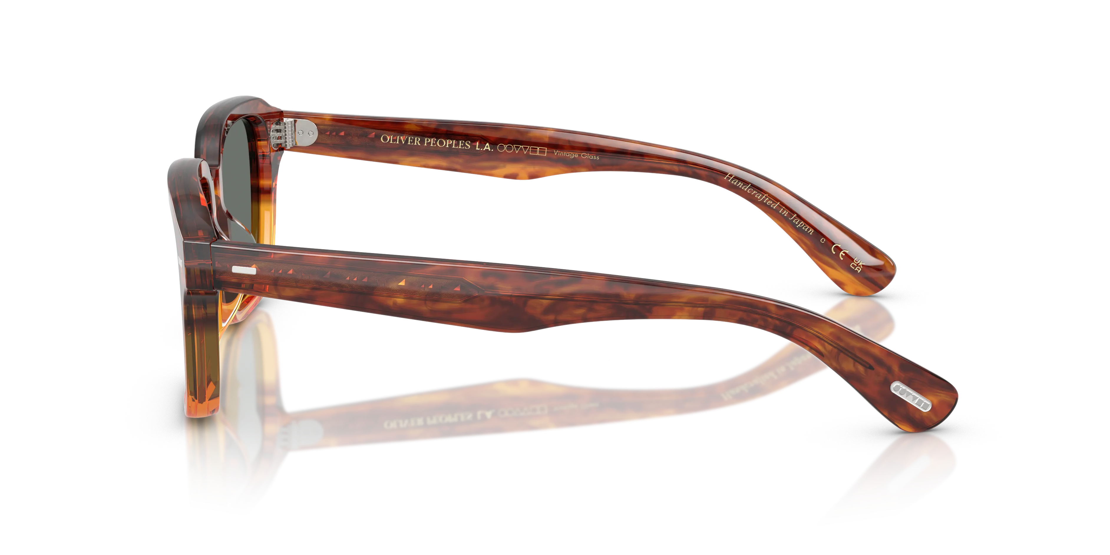 Oliver Peoples OV5562SU ERRISSON SUN 1754W5 Occhiali da sole Acetato Marrone Blu Pillow Normale - immagine 4