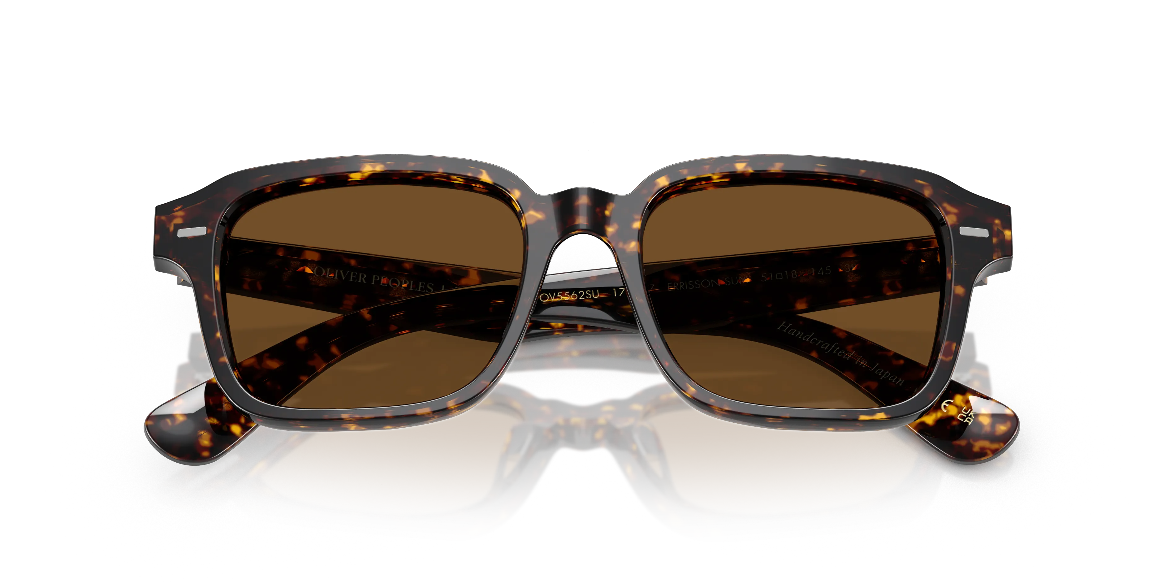 Oliver Peoples OV5562SU ERRISSON SUN 174157 Occhiali da sole Acetato Tartaruga Marrone Pillow Polarizzata - immagine 2