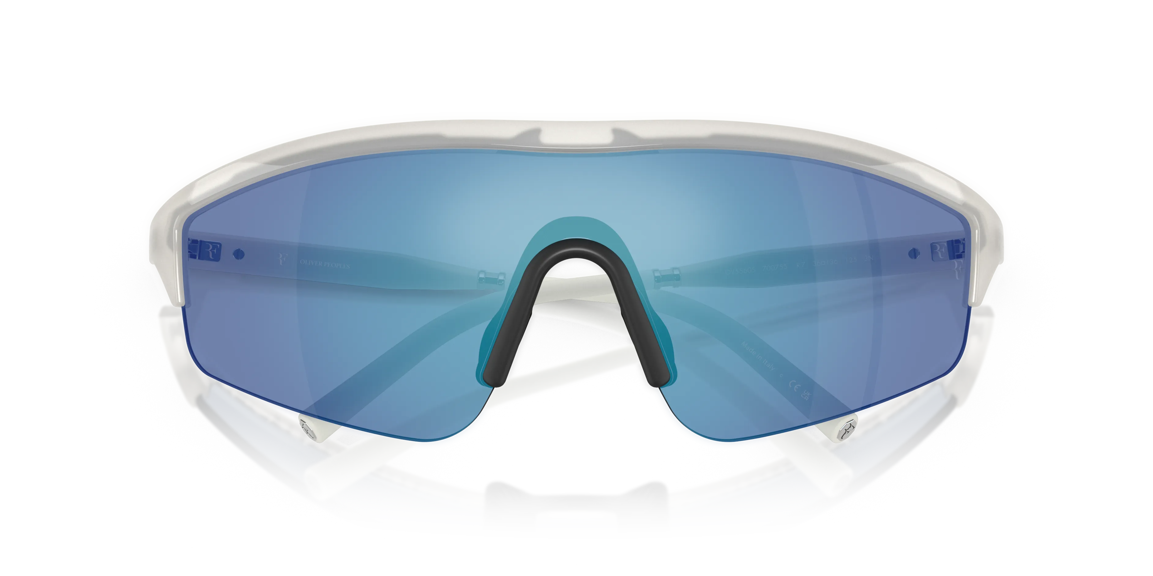 Oliver Peoples OV5560S R-7 700755 Occhiali da sole Iniettato Bianco Blu Geometrica Normale - immagine 2