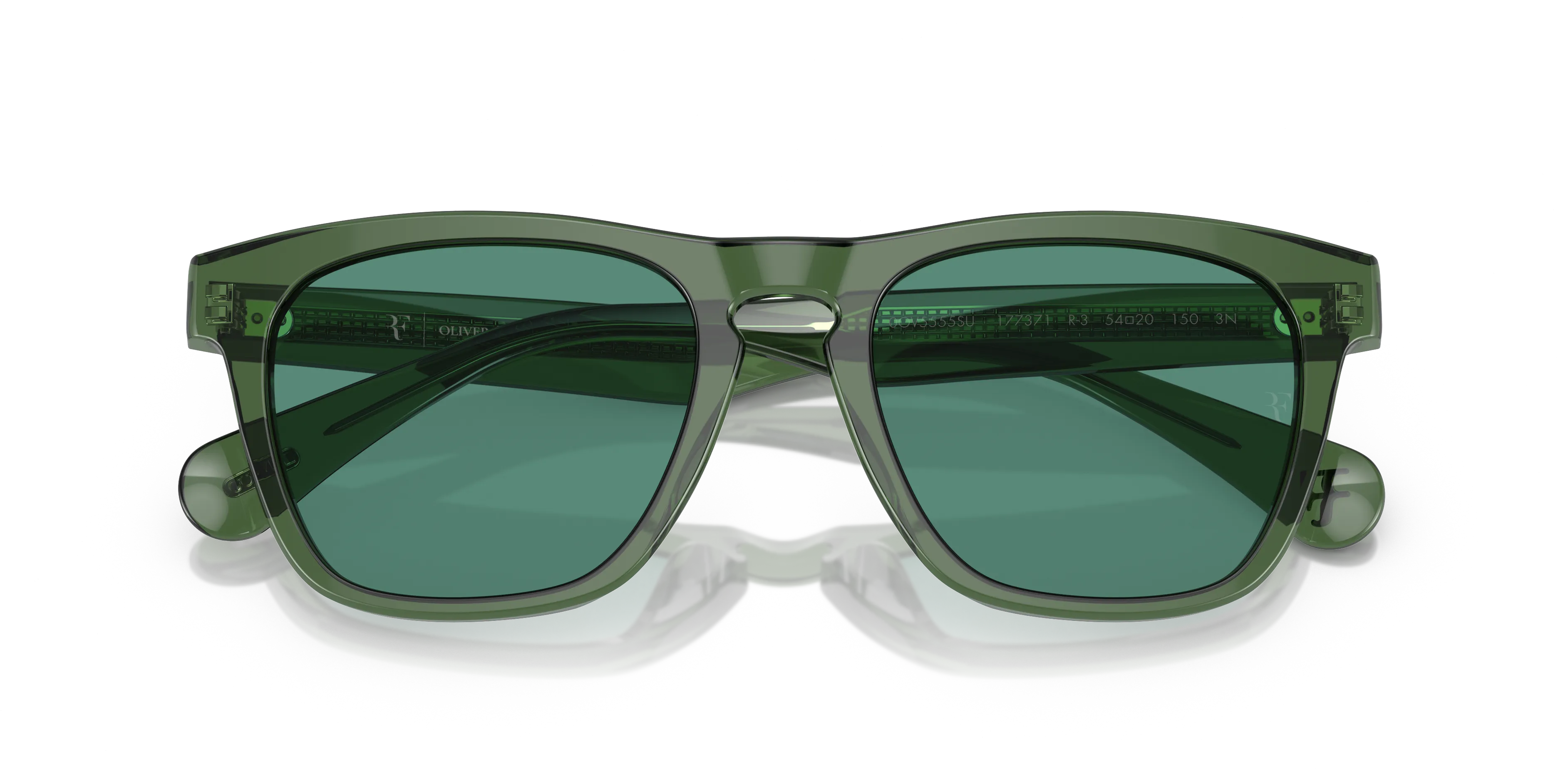 Oliver Peoples OV5555SU R-3 177371 Occhiali da sole Acetato Verde Verde Pillow Normale - immagine 2