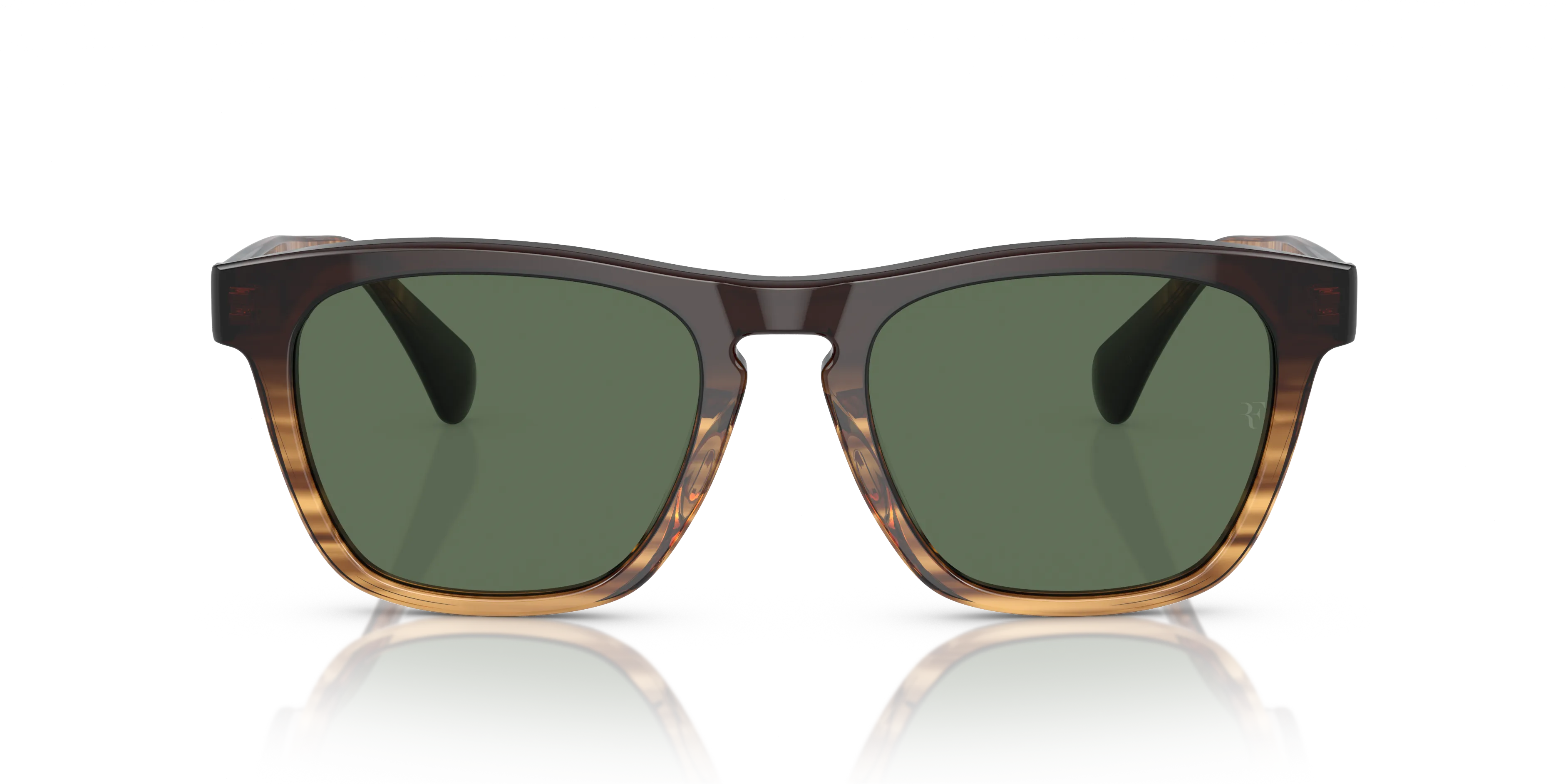 Oliver Peoples OV5555SU R-3 13929A Occhiali da sole Acetato Marrone Verde G15 Pillow Polarizzata - immagine 3
