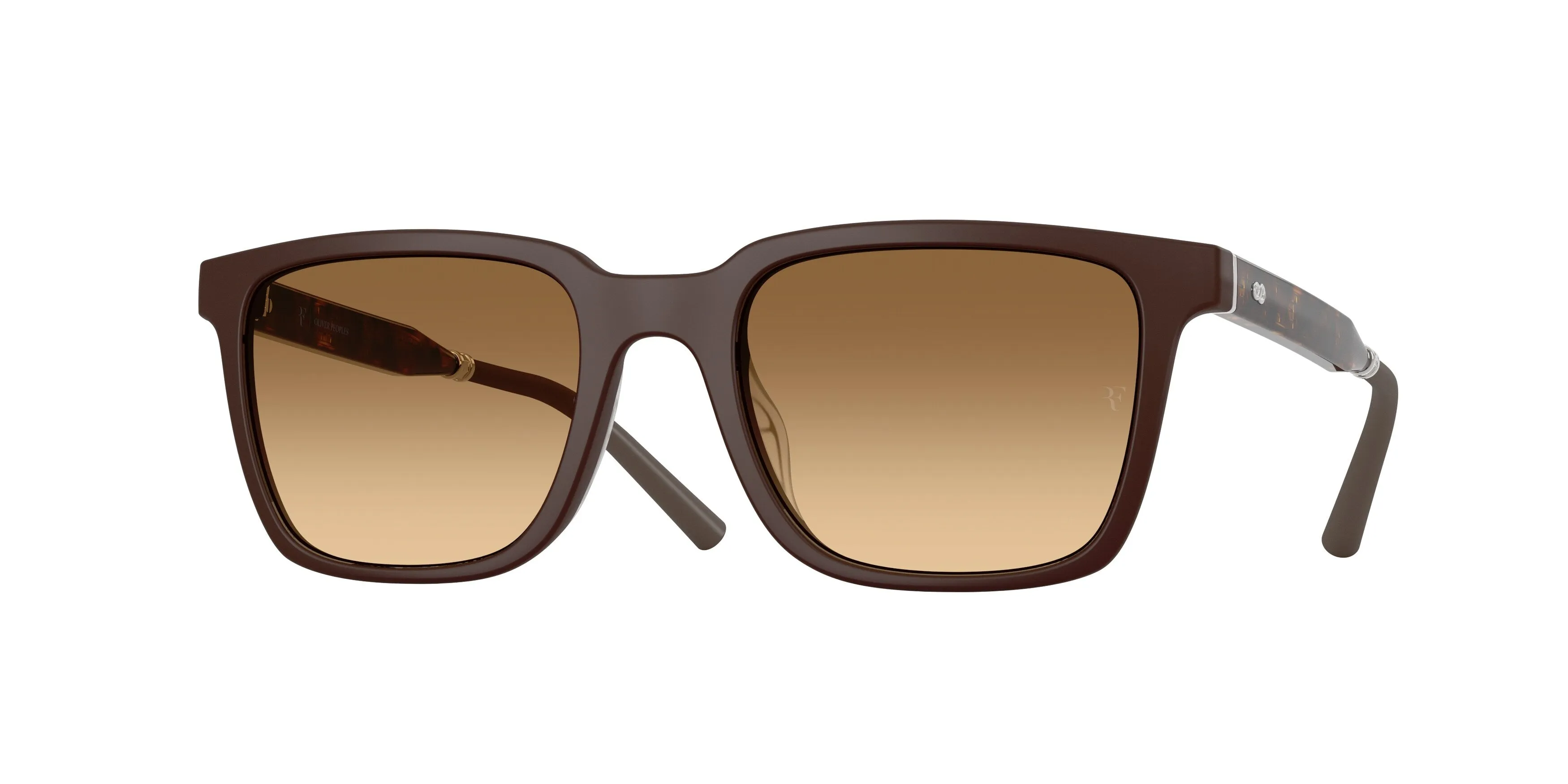 Oliver Peoples OV5553SU MR. FEDERER 701013 Occhiali da sole Iniettato Marrone Marrone Squadrata Fotocromatiche - immagine 1