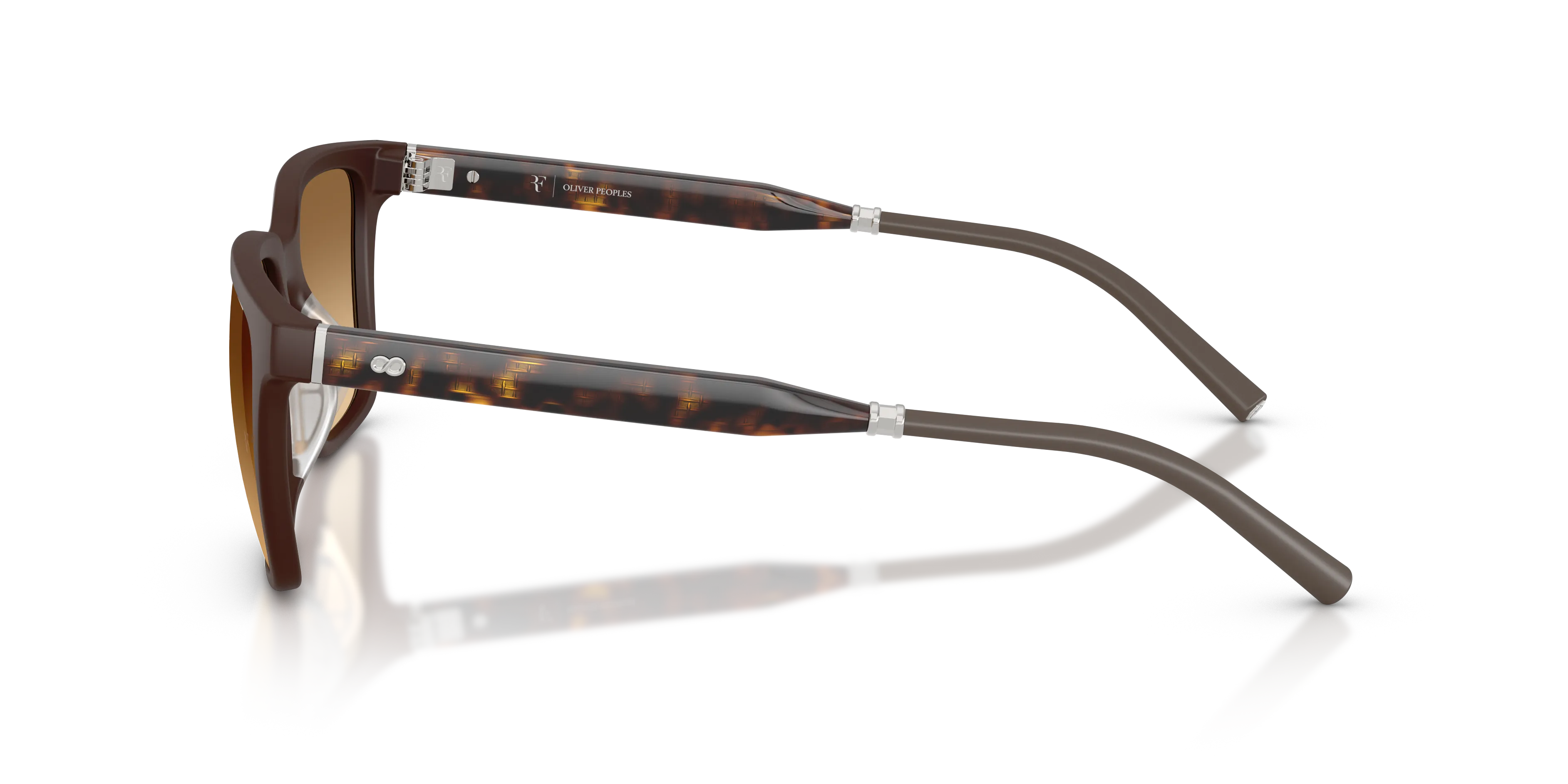 Oliver Peoples OV5553SU MR. FEDERER 701013 Occhiali da sole Iniettato Marrone Marrone Squadrata Fotocromatiche - immagine 4