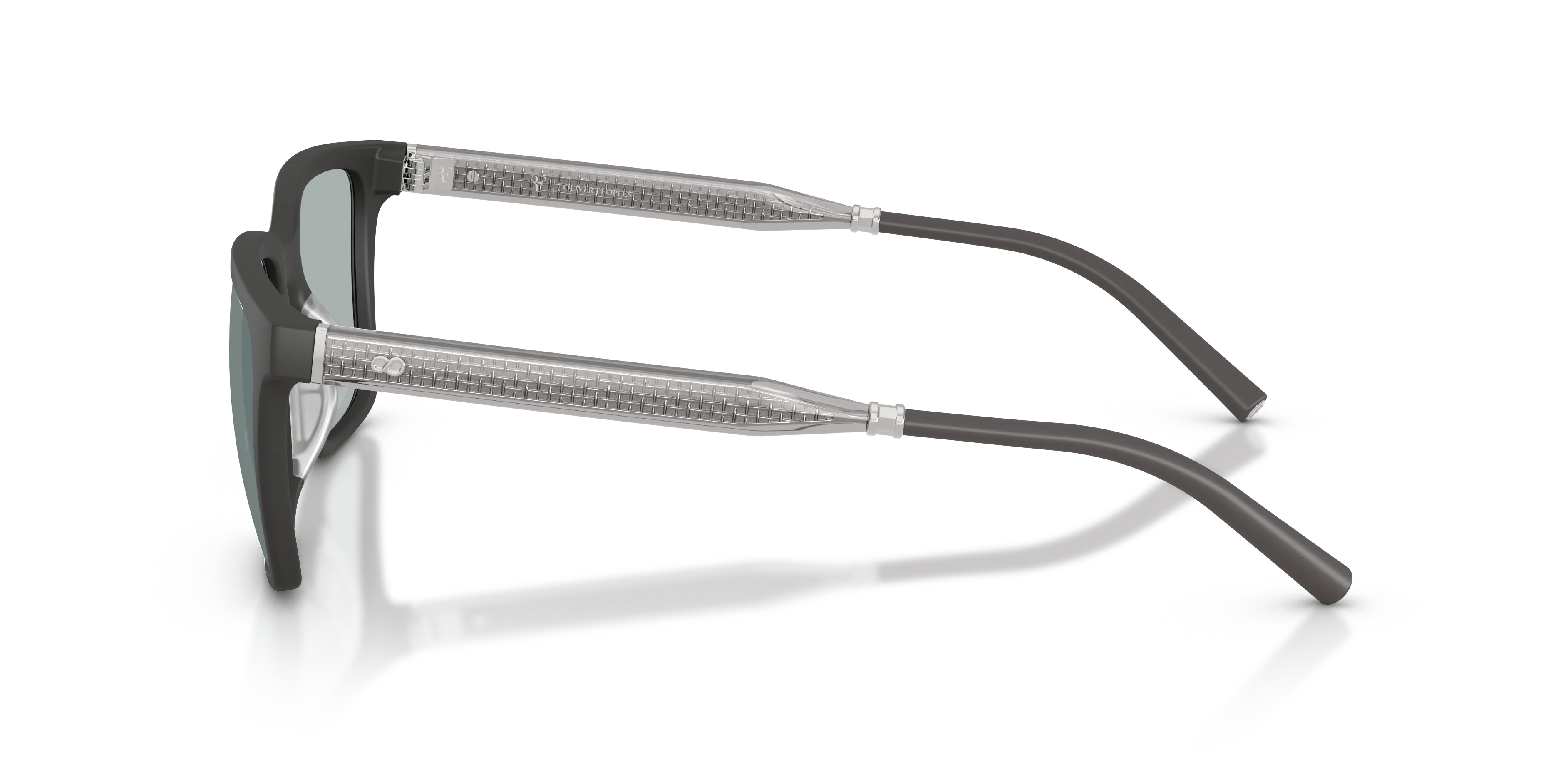 Oliver Peoples OV5553SU MR. FEDERER 70086G Occhiali da sole Iniettato Grigio Grigio Squadrata Polarizzata - immagine 4