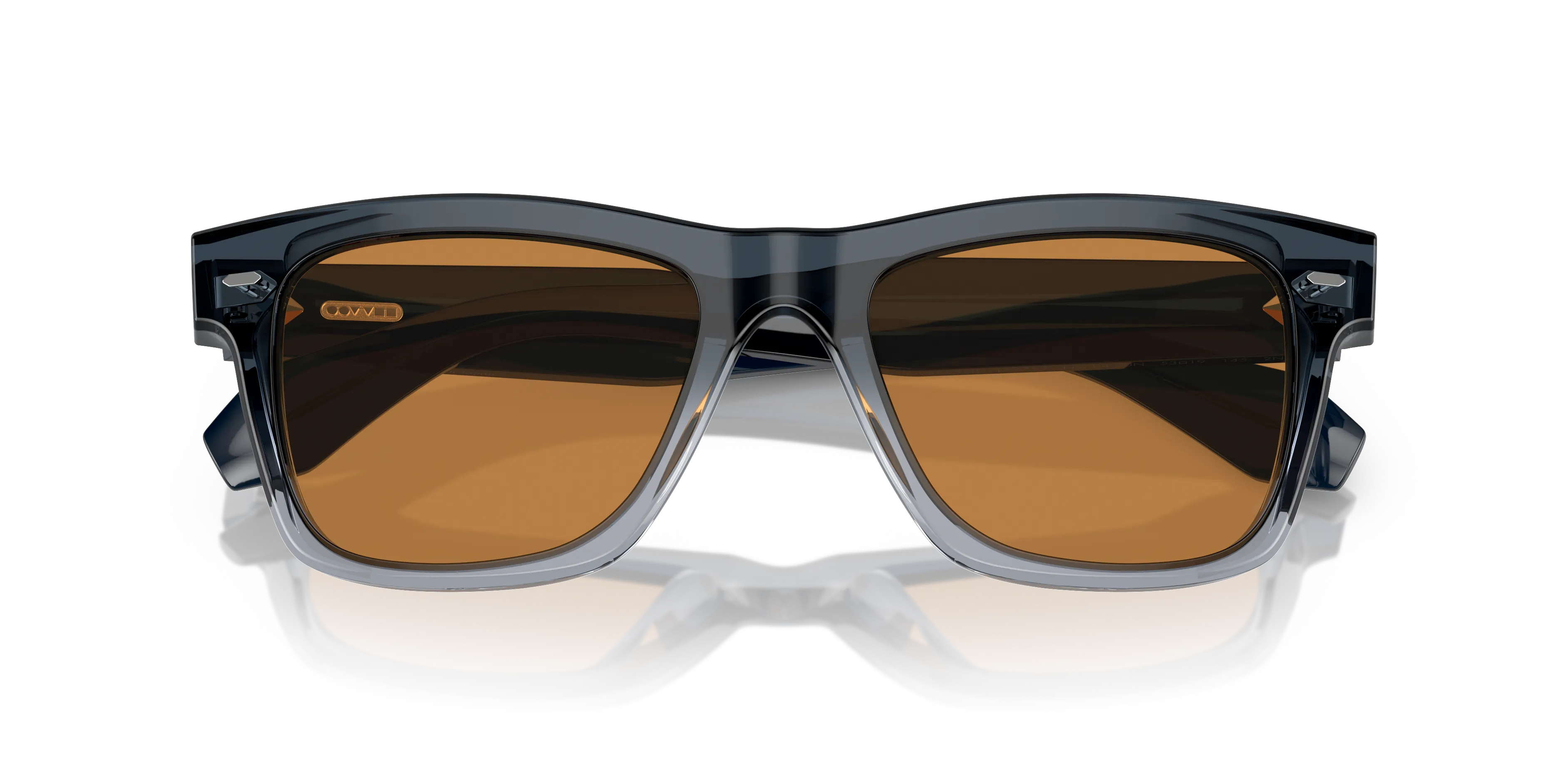 Oliver Peoples OV5552SU N.04 SUN 177753 Occhiali da sole Acetato Blu Arancione Squadrata Normale - immagine 2