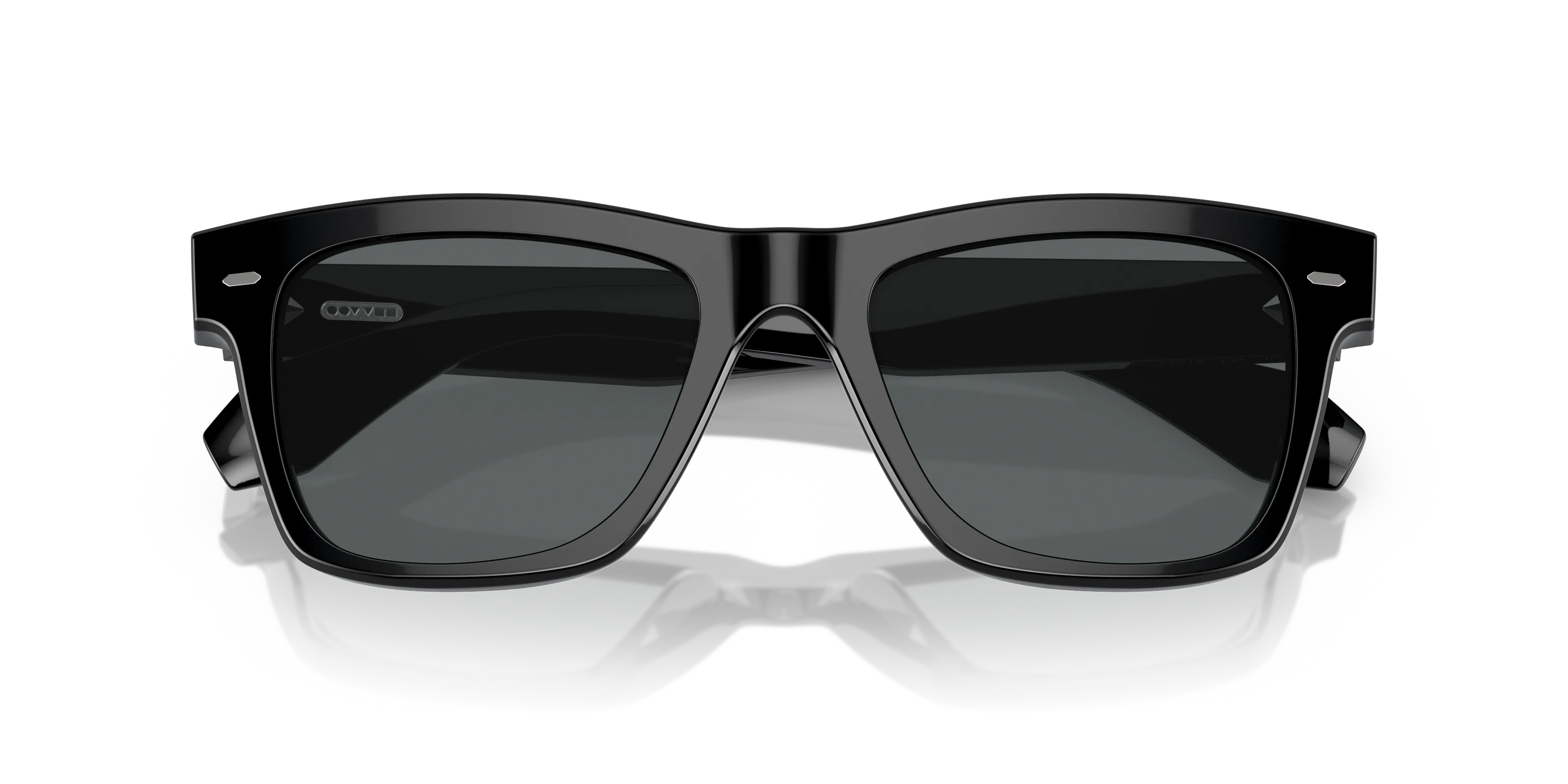 Oliver Peoples OV5552SU N.04 SUN 1731P2 Occhiali da sole Acetato Nero Grigio Squadrata Polarizzata - immagine 2