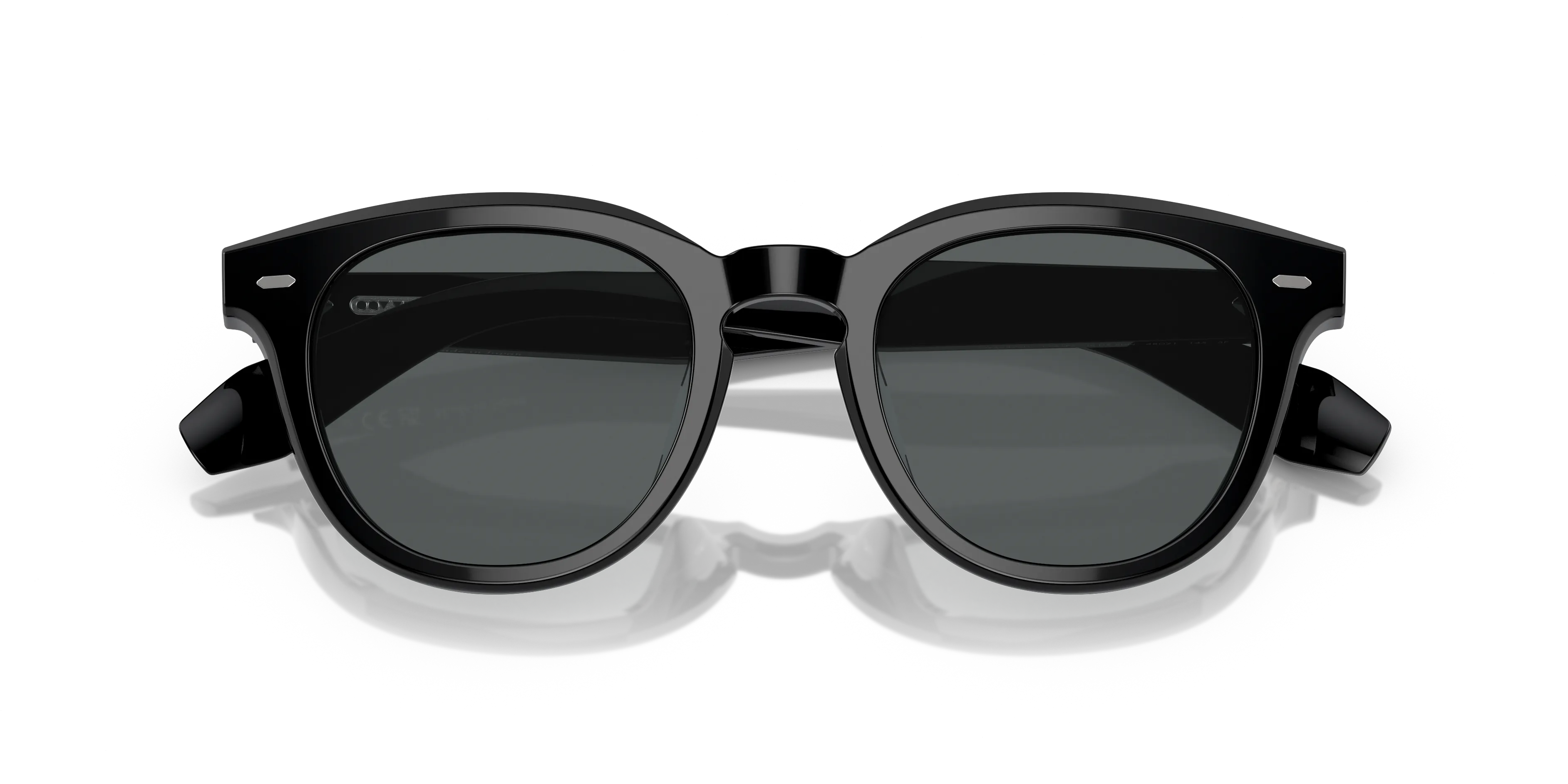Oliver Peoples OV5547SU N.05 SUN 1731P2 Occhiali da sole Acetato Nero Grigio Squadrata Polarizzata - immagine 2
