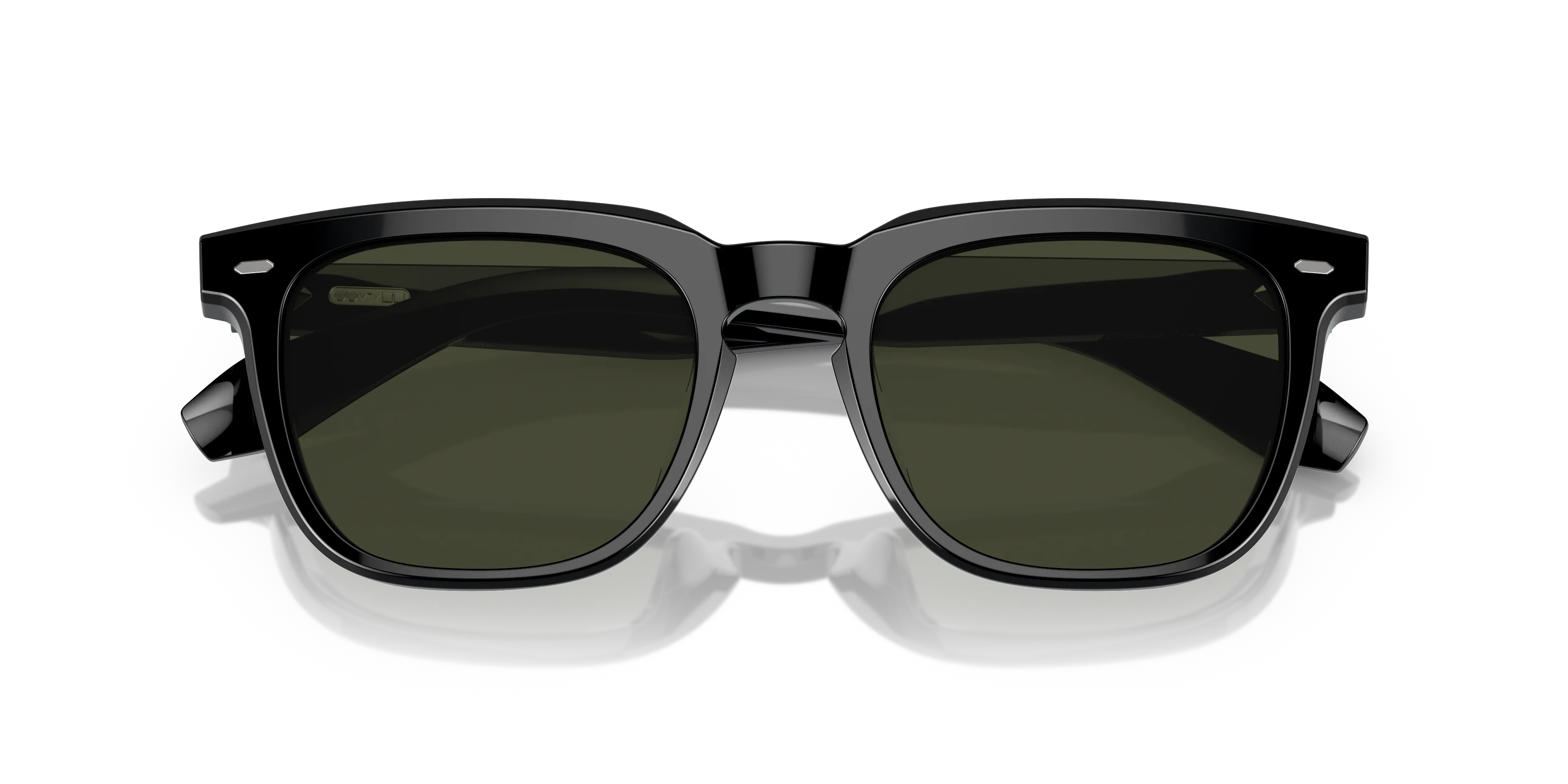 Oliver Peoples OV5546SU N.06 SUN 1731P1 Occhiali da sole Acetato Nero Verde G15 Pillow Polarizzata - immagine 2