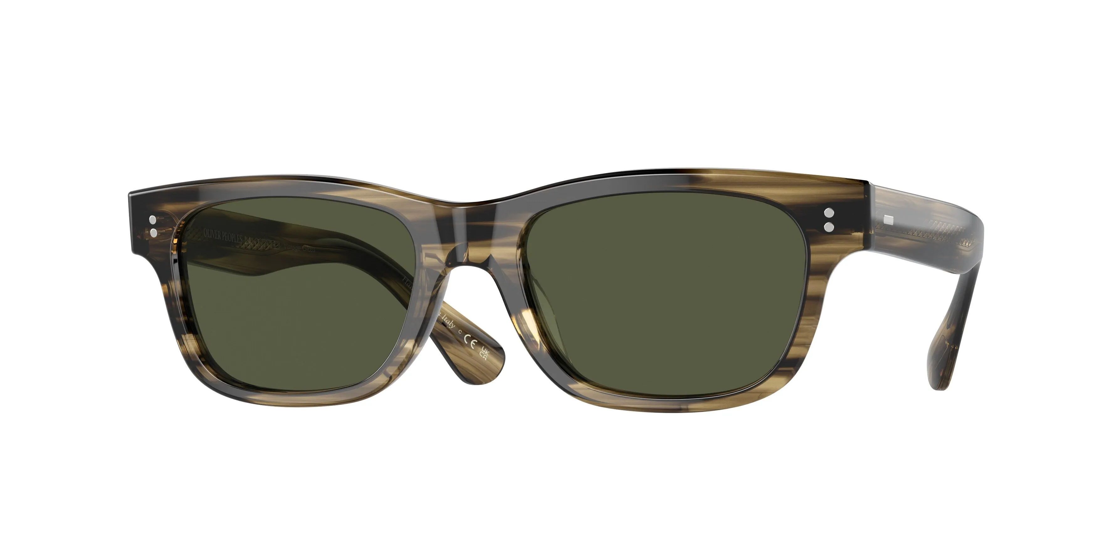 Oliver Peoples OV5540SU ROSSON SUN 171952 Occhiali da sole Acetato Verde Verde G15 Pillow Normale - immagine 1