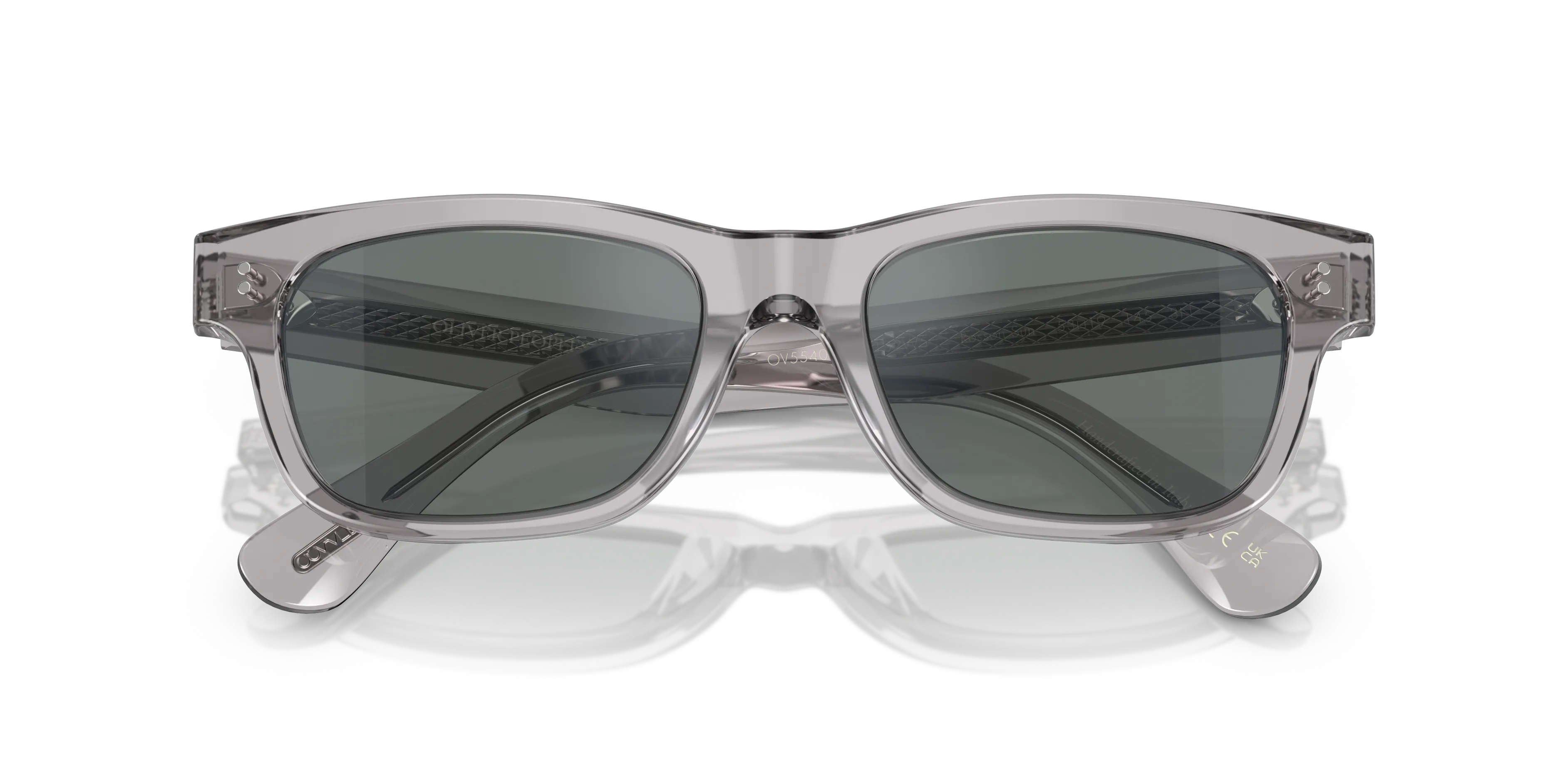 Oliver Peoples OV5540SU ROSSON SUN 1132W5 Occhiali da sole Acetato Grigio Blu Pillow Normale - immagine 2