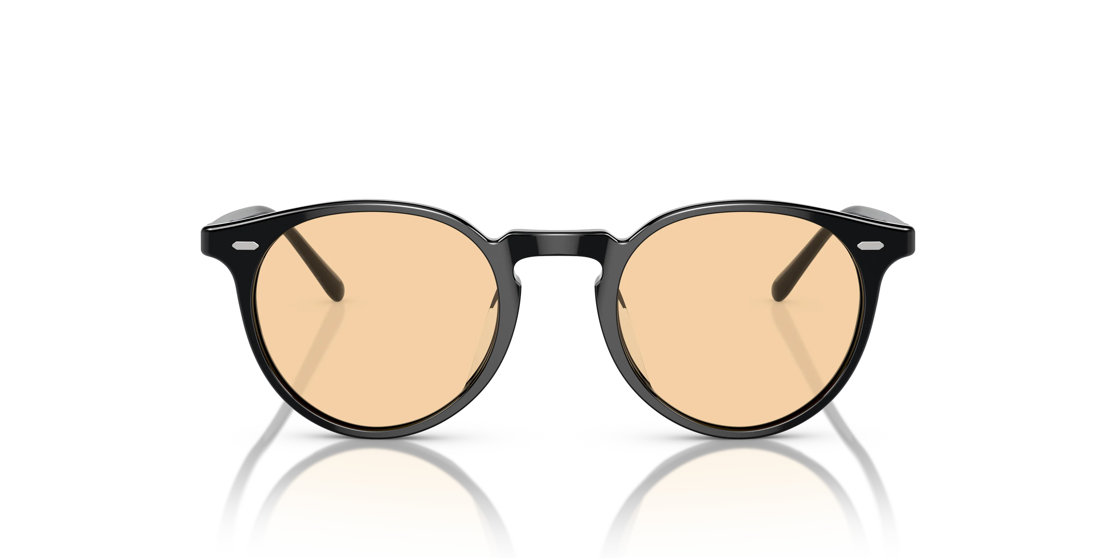 Oliver Peoples OV5529U N.02 1731 Montature da vista Acetato Nero Arancione Pantos Normale - immagine 3