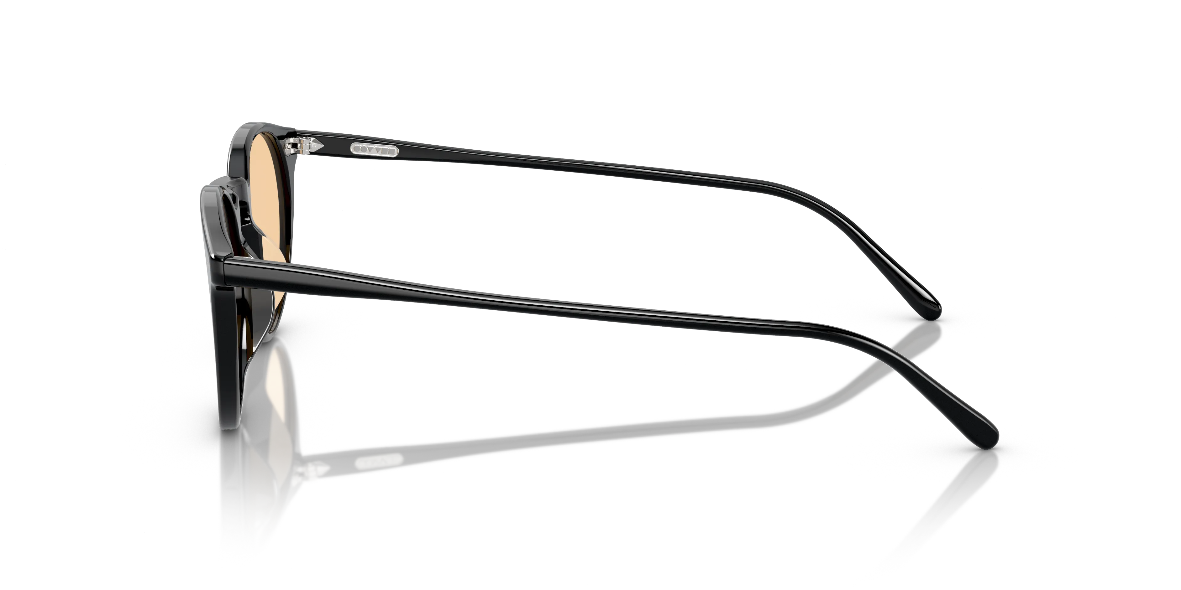 Oliver Peoples OV5529U N.02 1731 Montature da vista Acetato Nero Arancione Pantos Normale - immagine 4