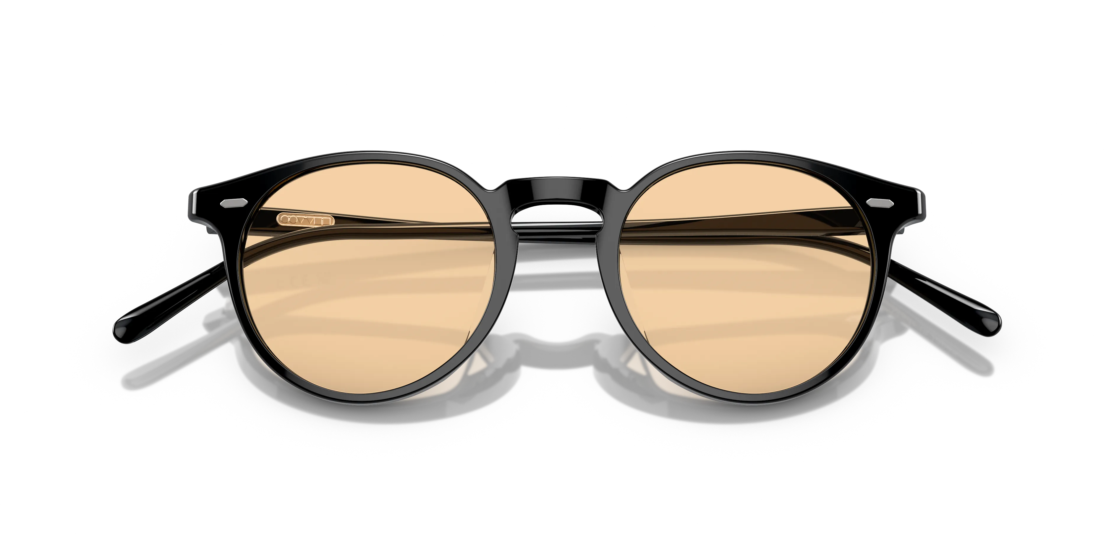 Oliver Peoples OV5529U N.02 1731 Montature da vista Acetato Nero Arancione Pantos Normale - immagine 2