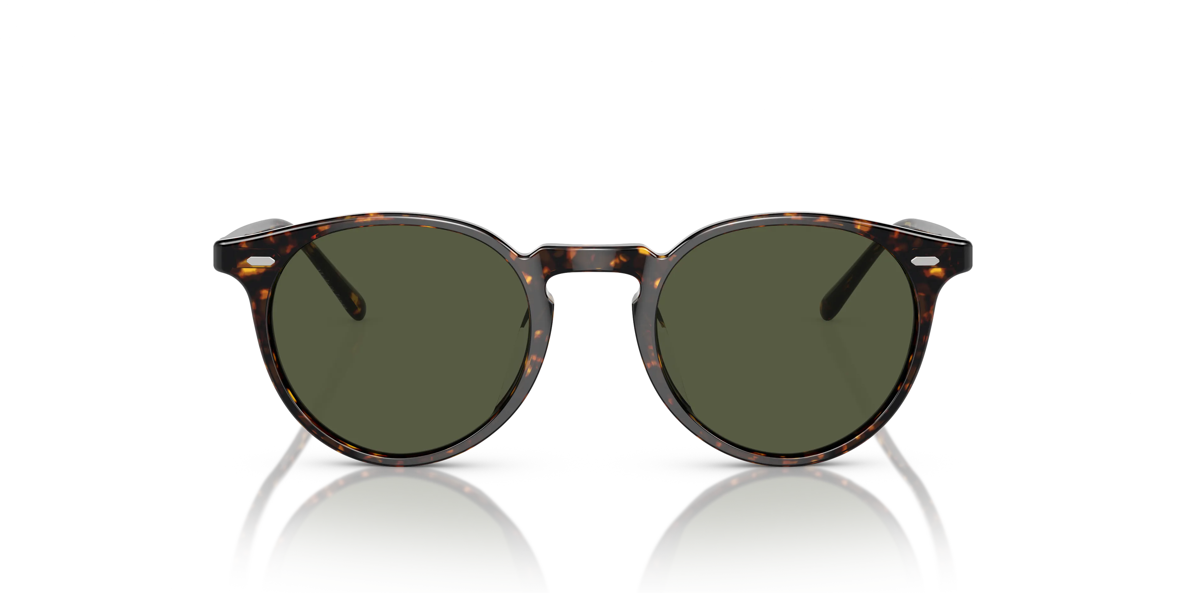 Oliver Peoples OV5529SU N.02 SUN 174152 Occhiali da sole Acetato Tartaruga Verde G15 Pantos Normale - immagine 3