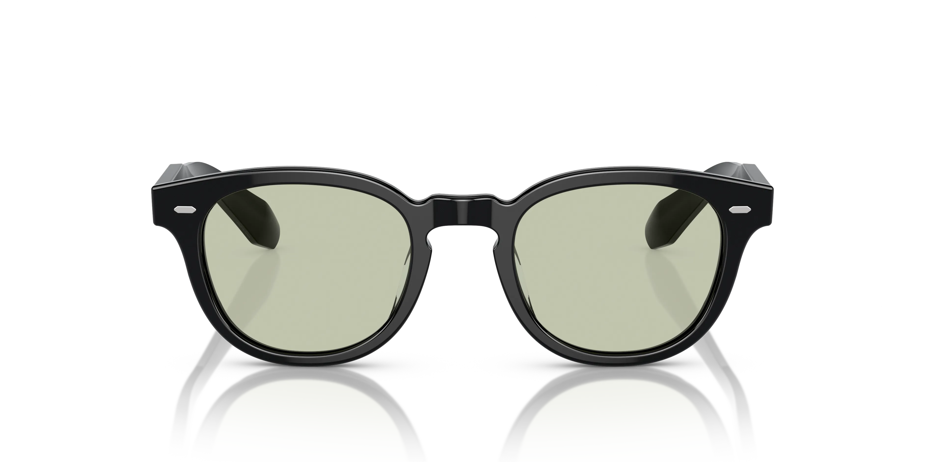 Oliver Peoples OV5528U N.01 1731 Montature da vista Acetato Nero Verde Pantos Normale - immagine 3
