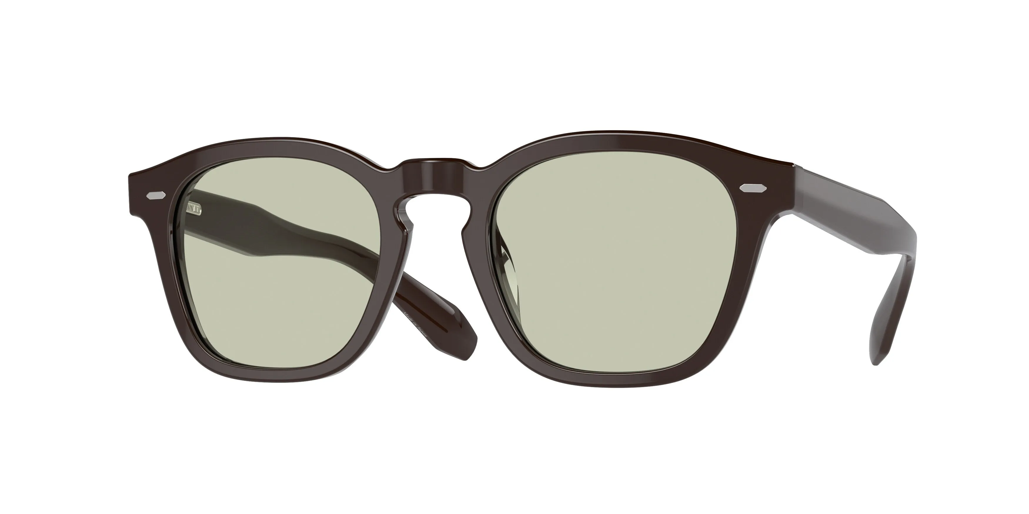 Oliver Peoples OV5527U N.03 1772 Montature da vista Acetato Marrone Verde Pillow Normale - immagine 1