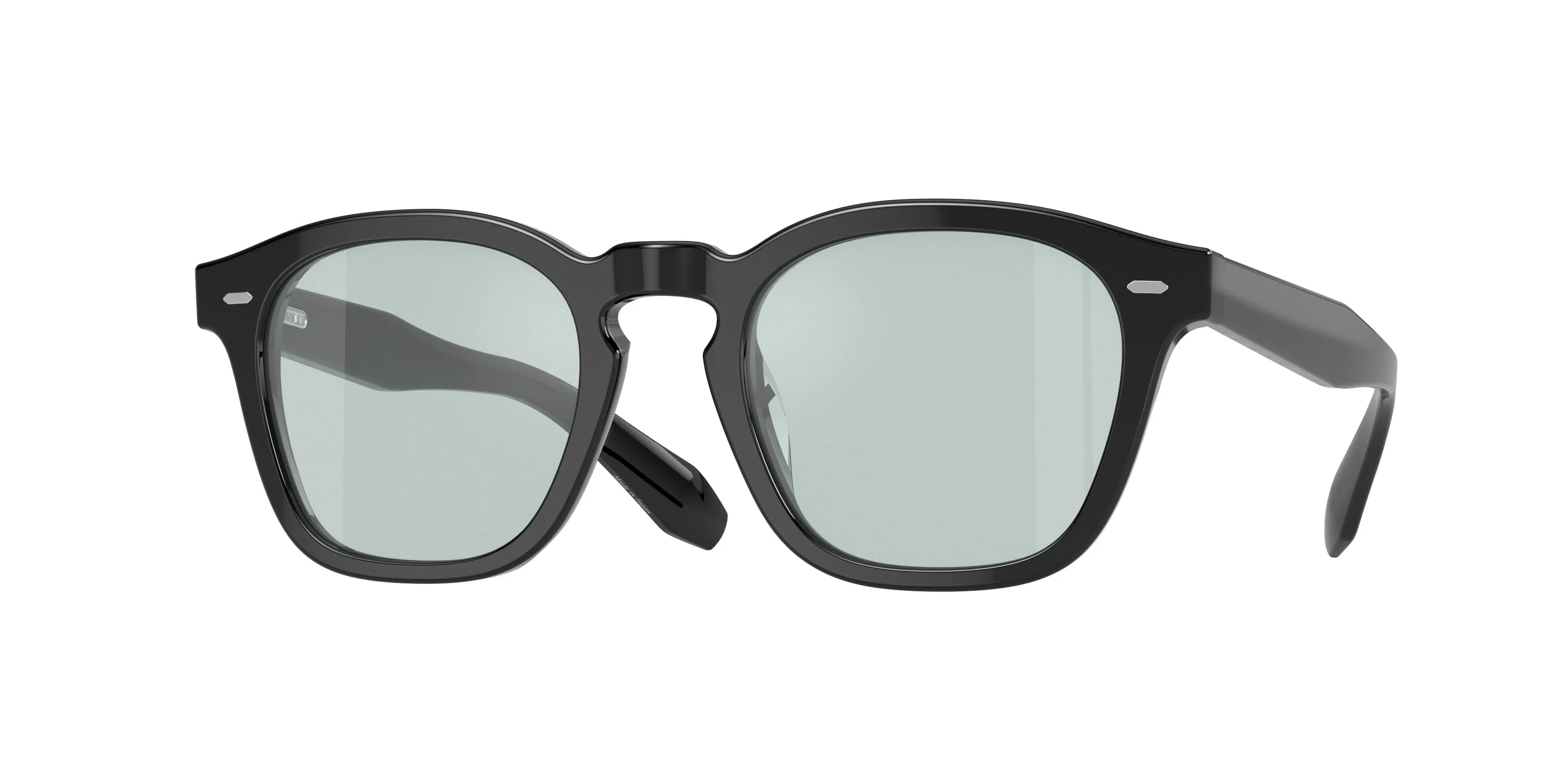 Oliver Peoples OV5527U N.03 1731 Montature da vista Acetato Nero Blu Pillow Normale - immagine 1