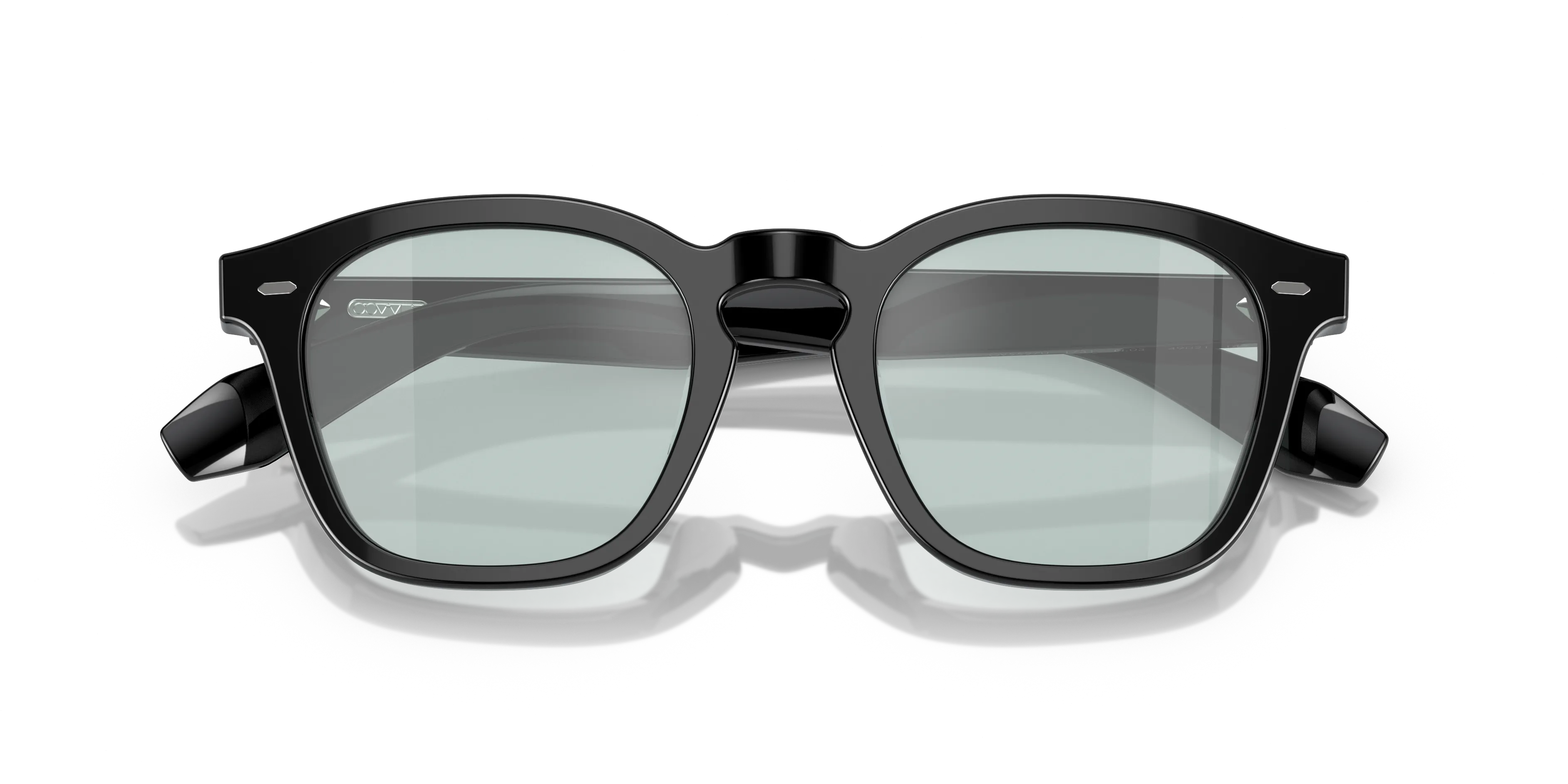 Oliver Peoples OV5527U N.03 1731 Montature da vista Acetato Nero Blu Pillow Normale - immagine 2