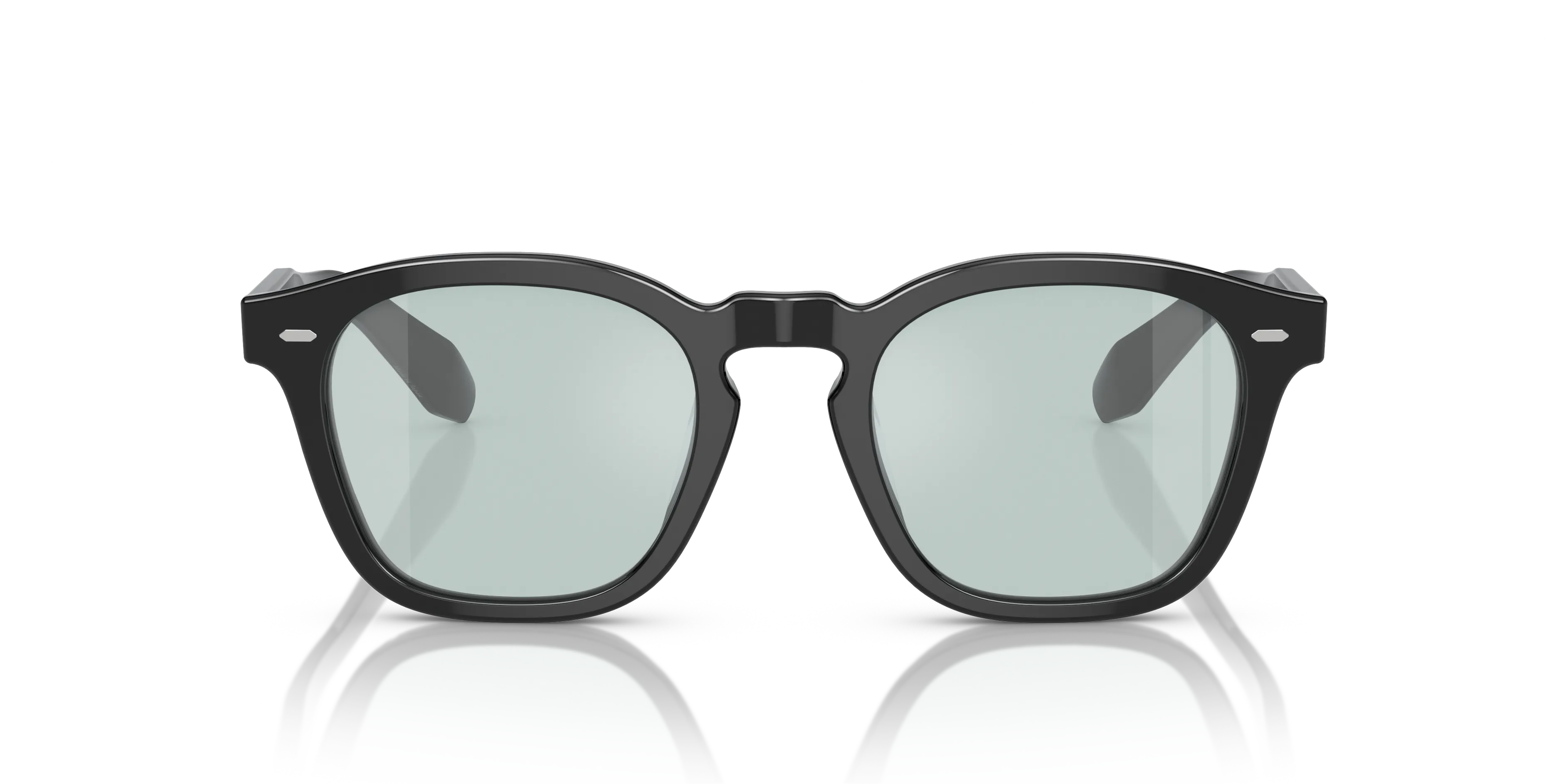 Oliver Peoples OV5527U N.03 1731 Montature da vista Acetato Nero Blu Pillow Normale - immagine 3