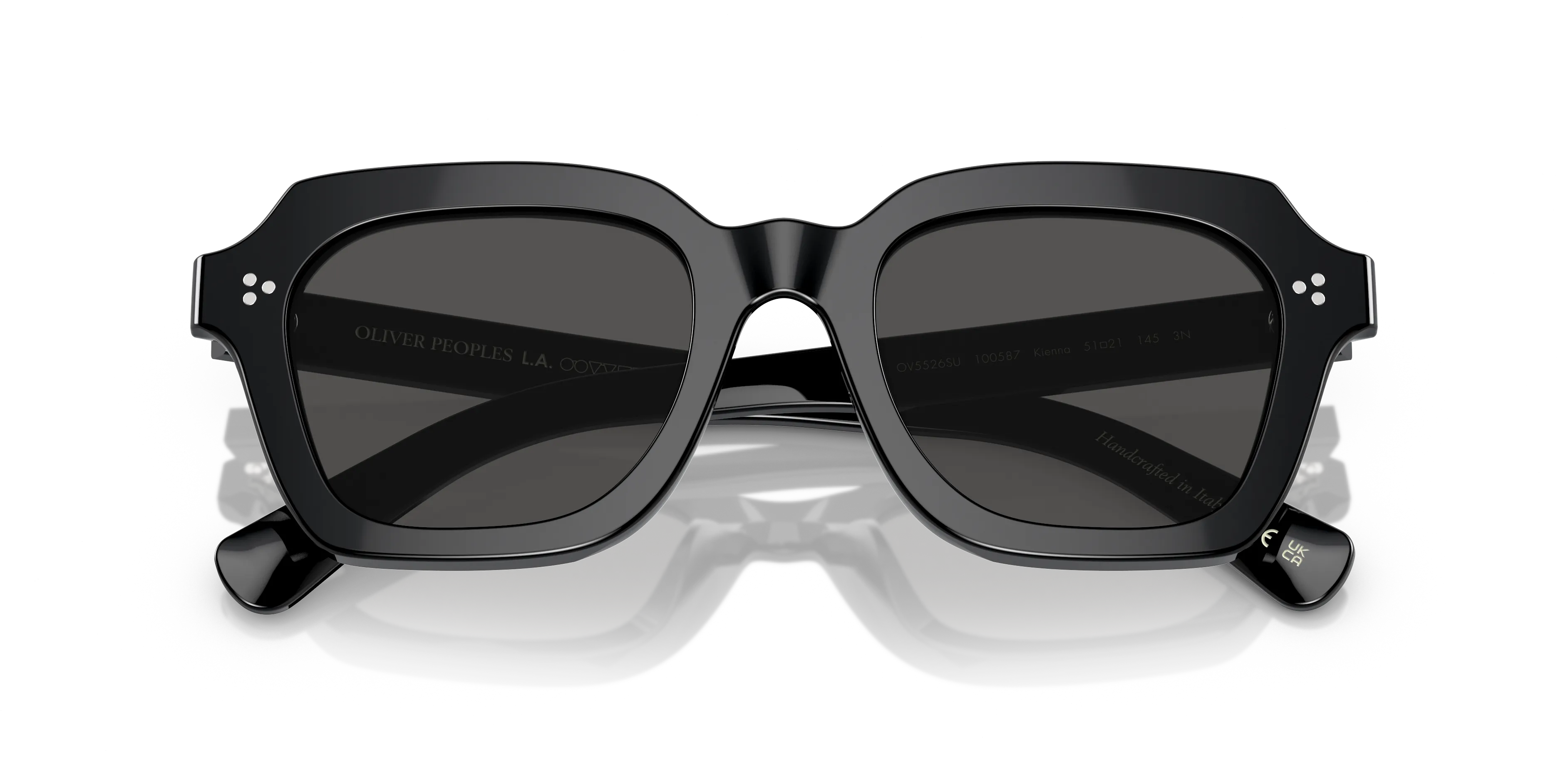 Oliver Peoples OV5526SU KIENNA 100587 Occhiali da sole Acetato Nero Grigio Pillow Normale - immagine 2